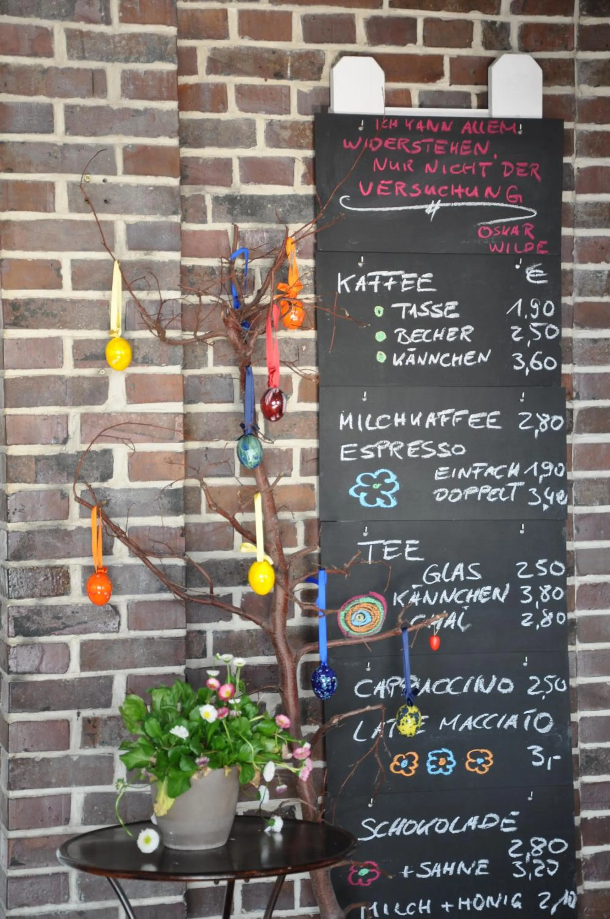 Food and drinks in Haus am Meer