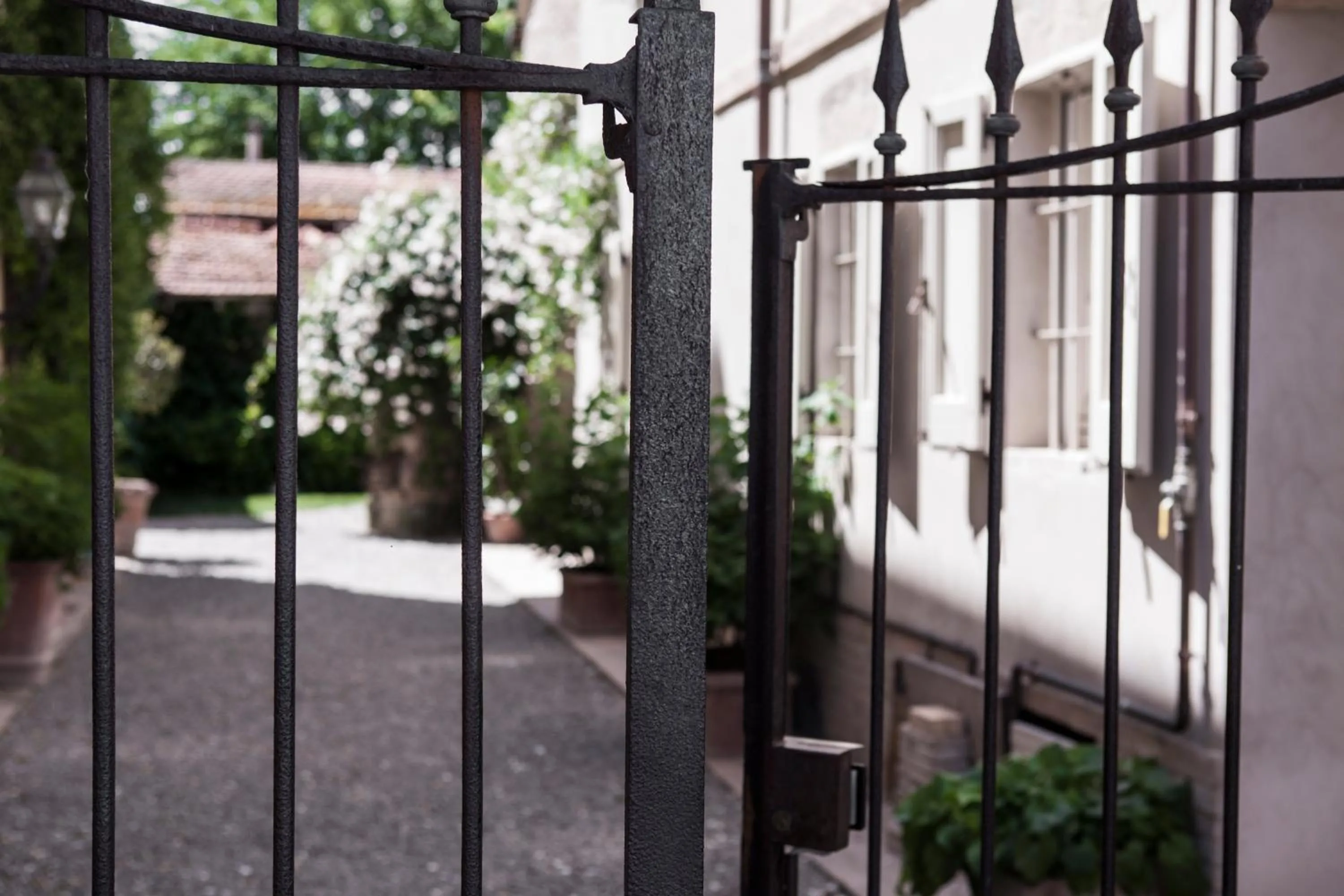 Decorative detail in Villino di Porporano