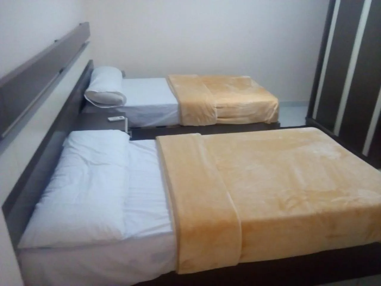 Bed in Nour Plaza Hurghada النور بلازا الغردقة