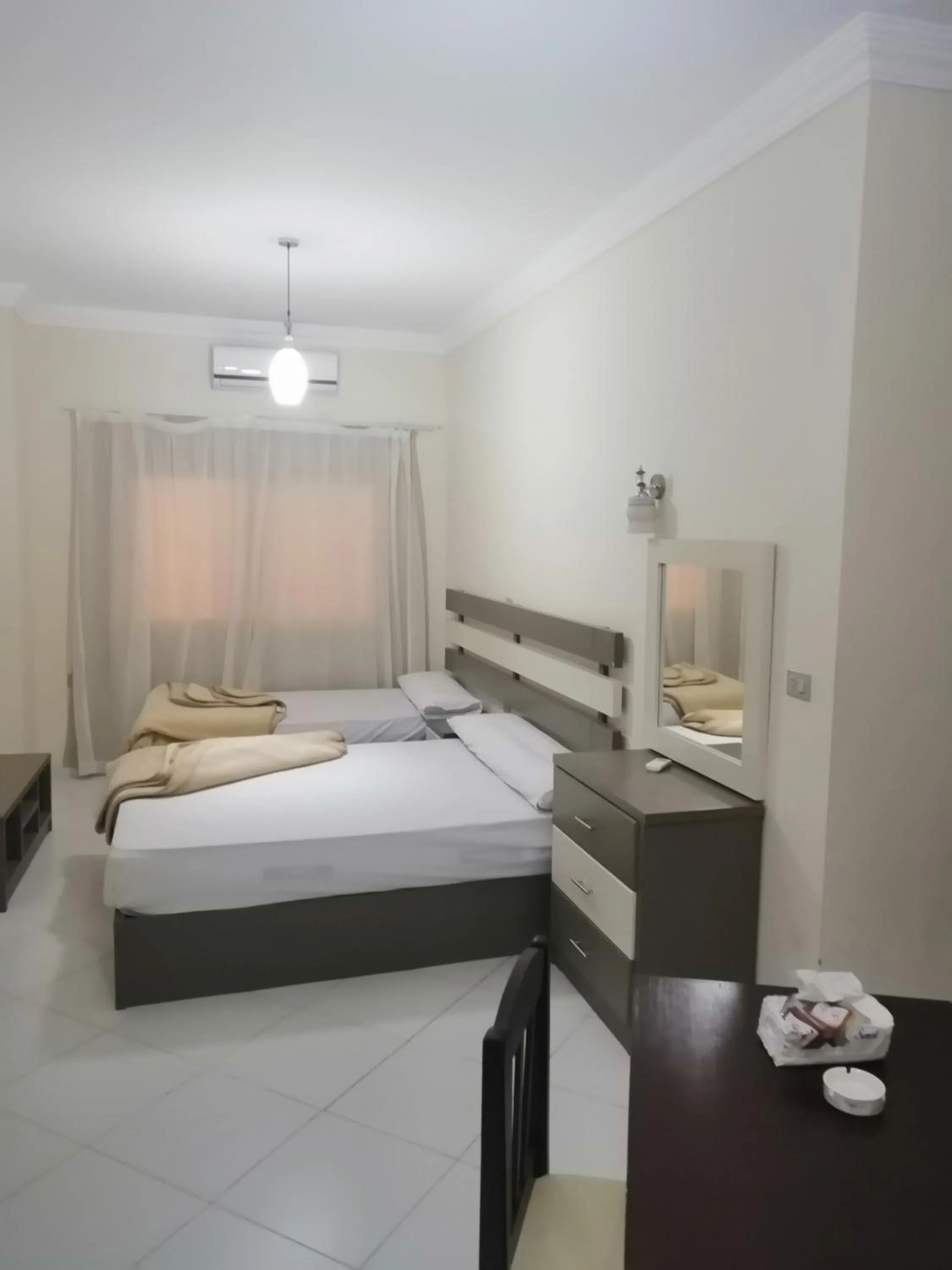 Bed in Nour Plaza Hurghada النور بلازا الغردقة