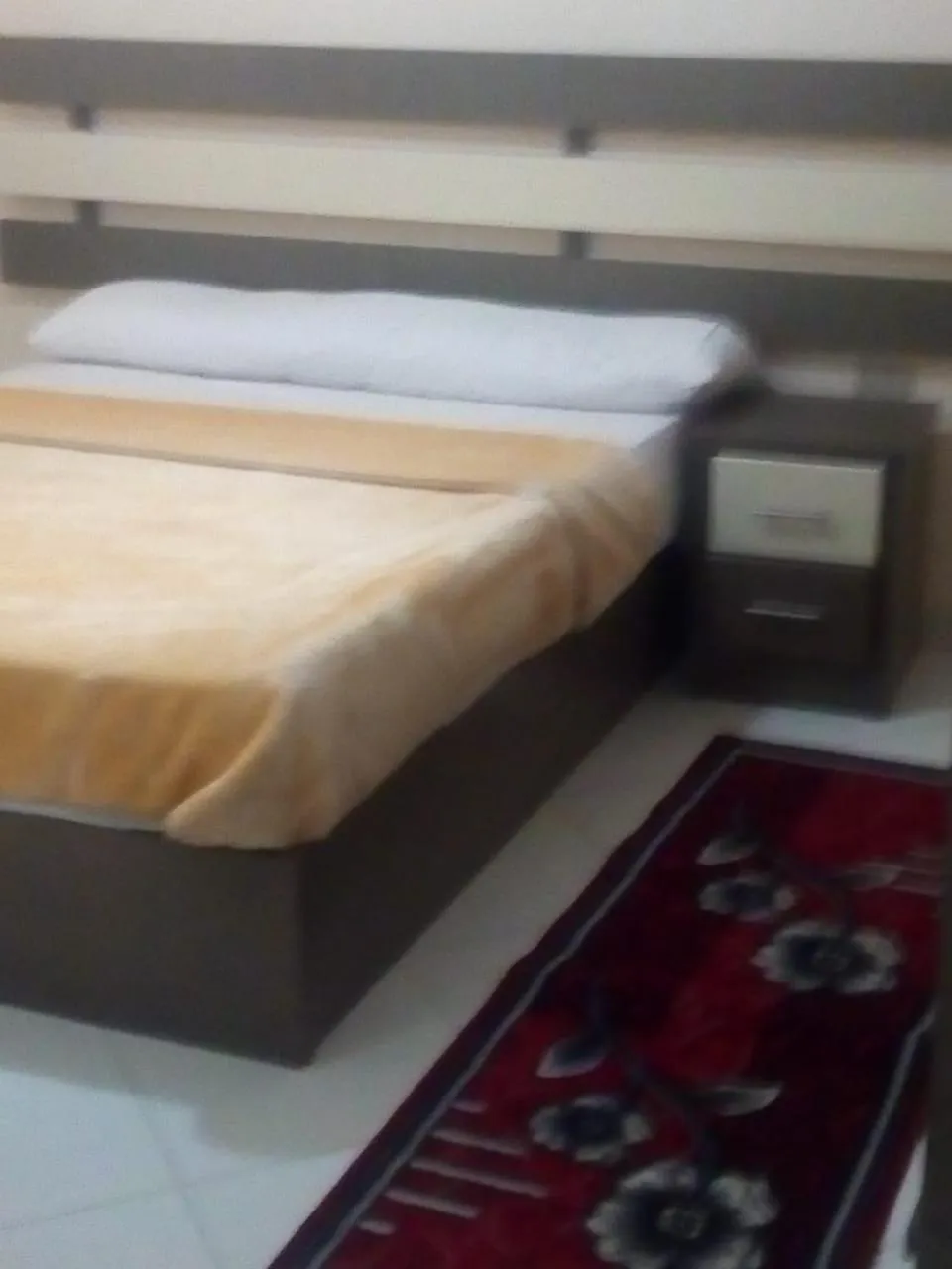 Bed in Nour Plaza Hurghada النور بلازا الغردقة