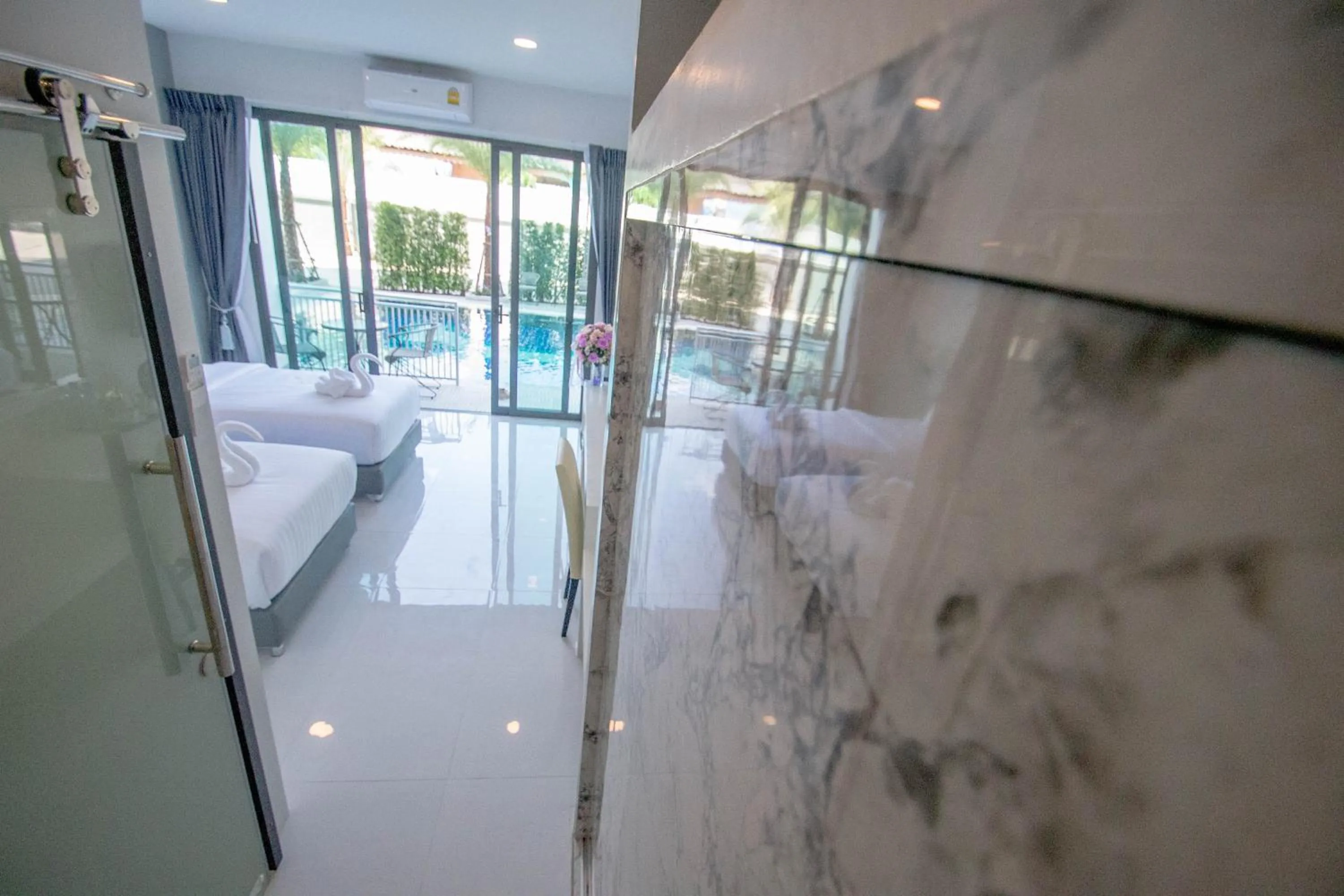 Bedroom in Baan Yamoo Ranong