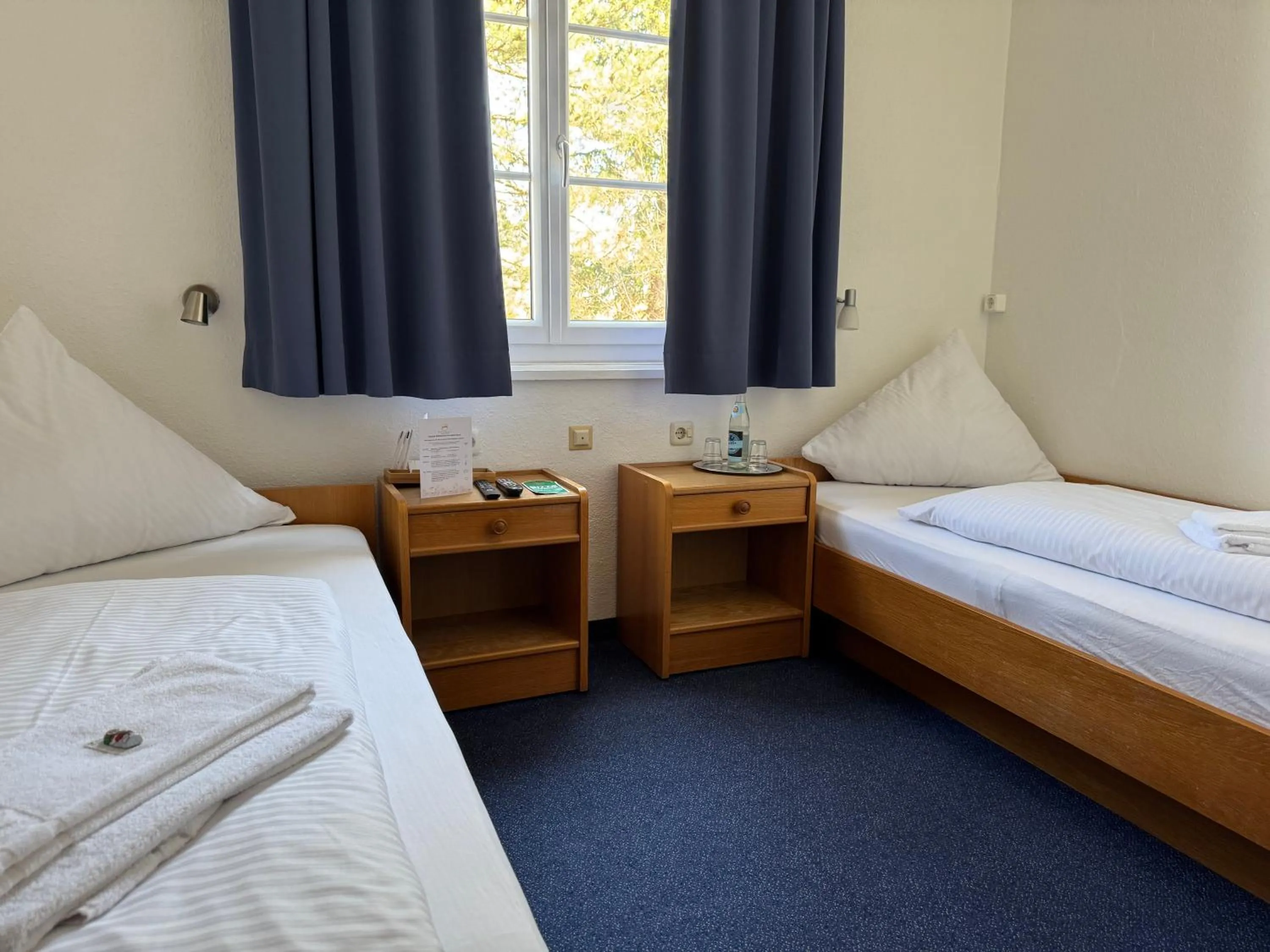 Photo of the whole room, Bed in Hotel Hasen Kaufbeuren Allgäu