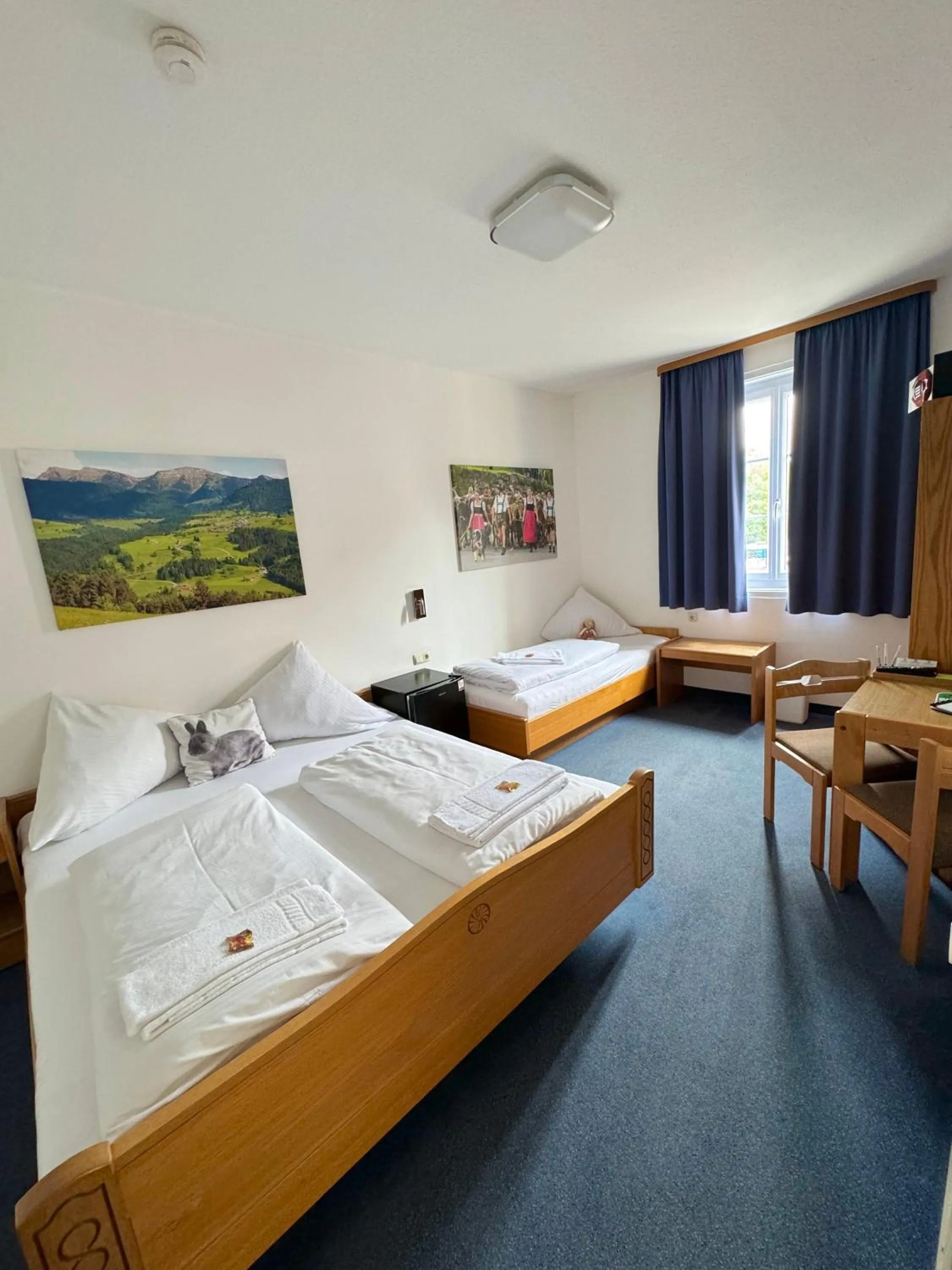 Photo of the whole room, Bed in Hotel Hasen Kaufbeuren Allgäu