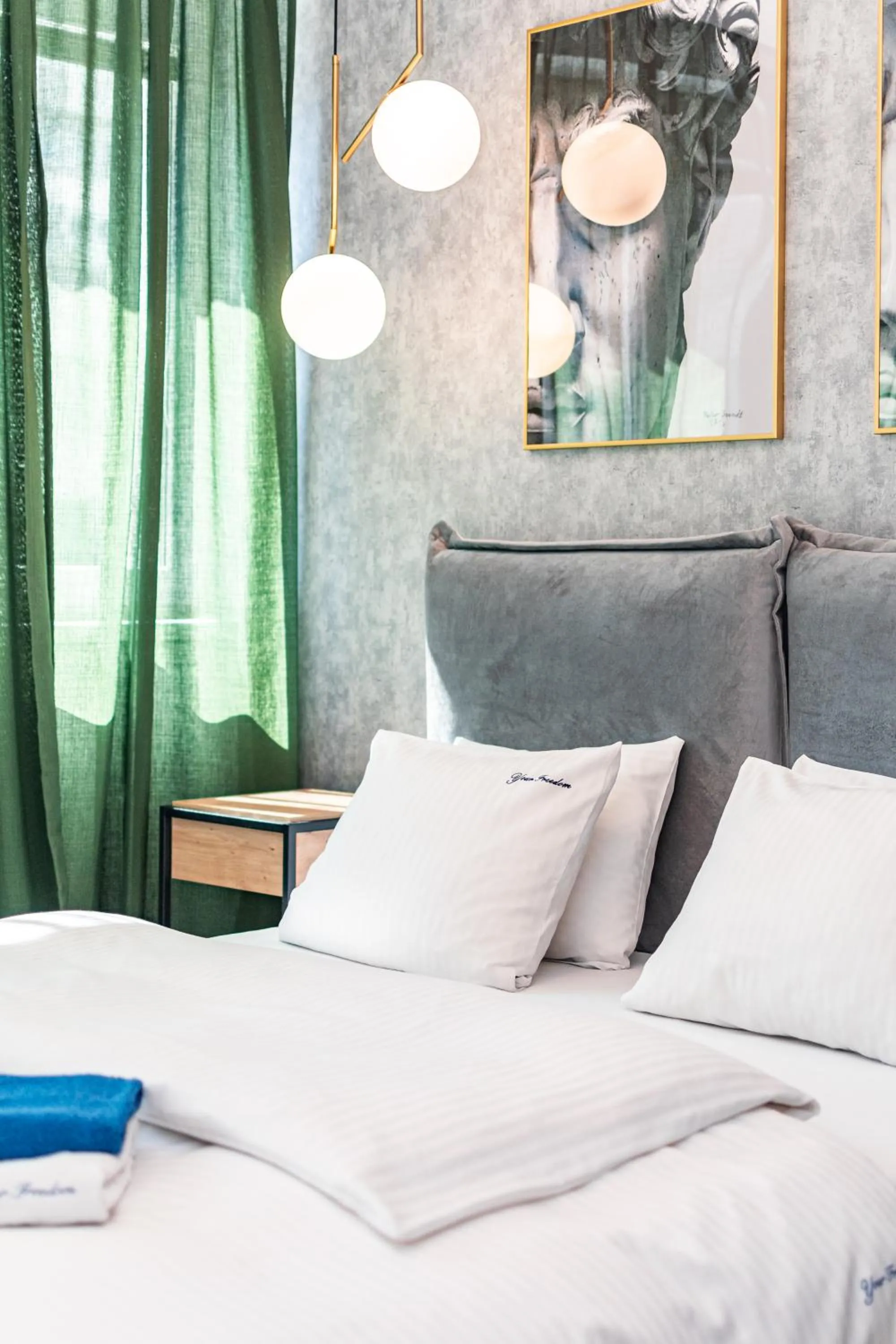 Bed in Apartament Moniuszki by Your Freedom