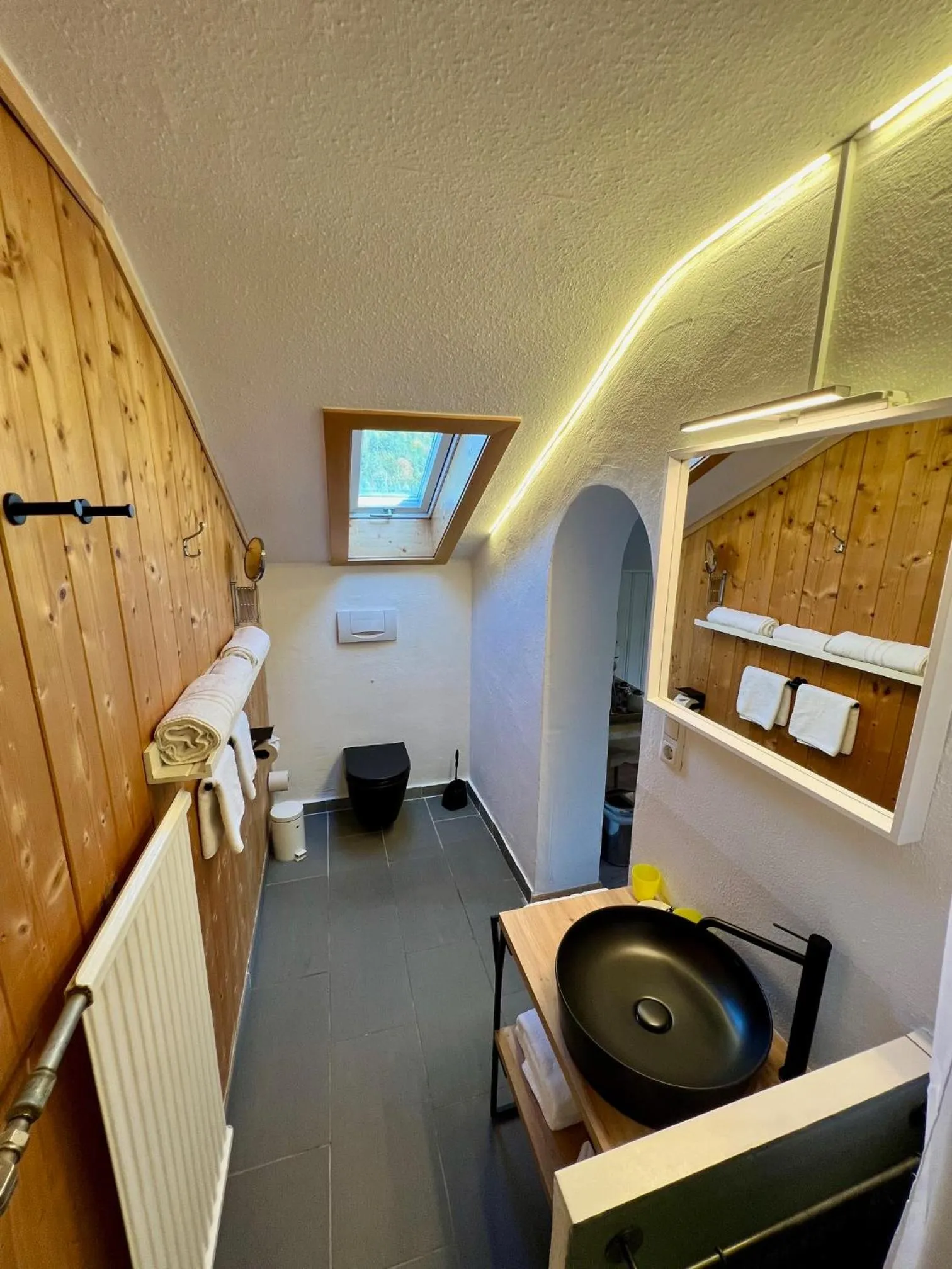 Bathroom in Gästehaus Alpvital