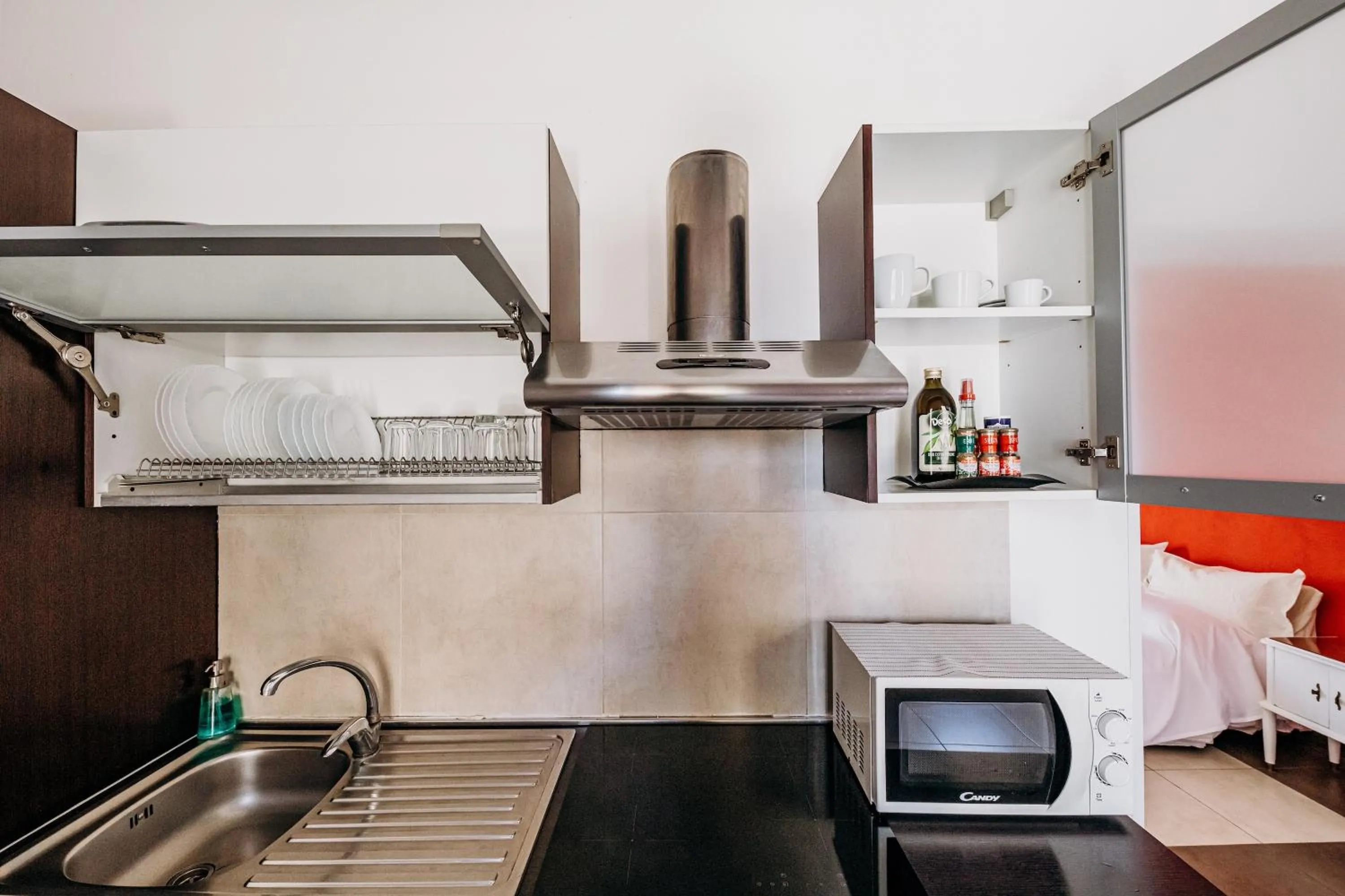 Kitchen or kitchenette in Kyanos Residence