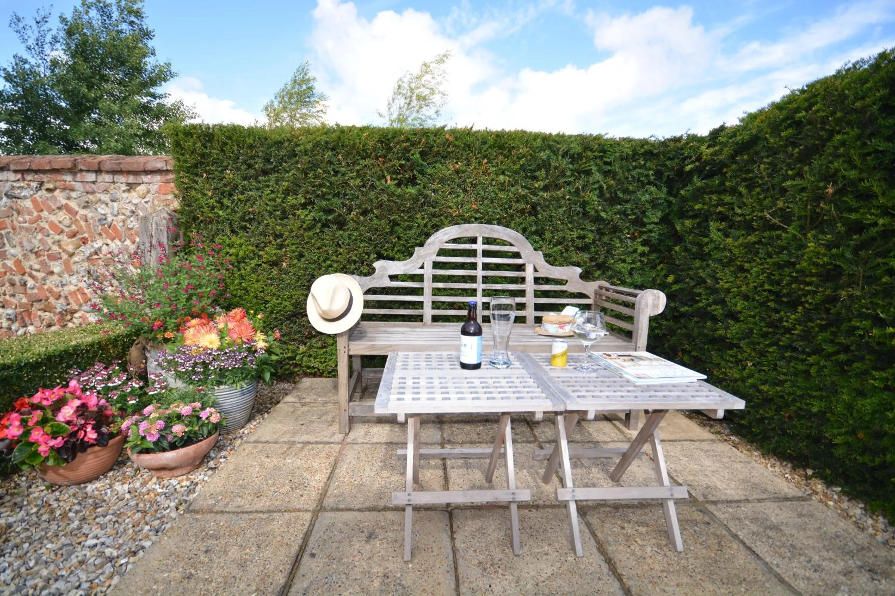 Patio in Jex Farmhouse B&B