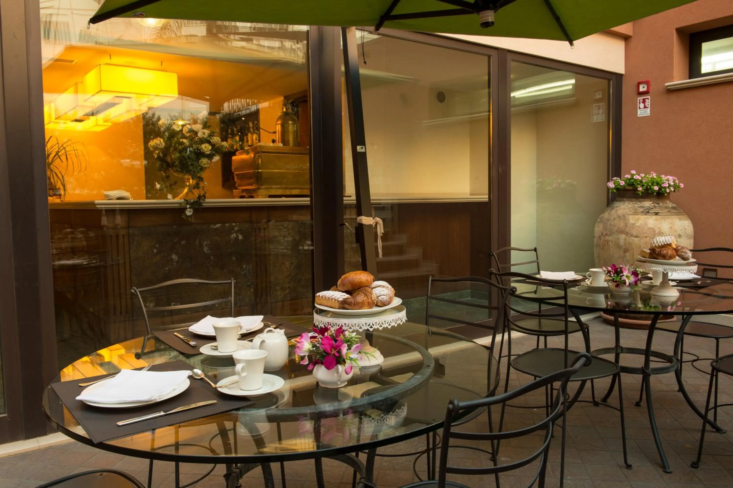 Patio in Artemis Hotel