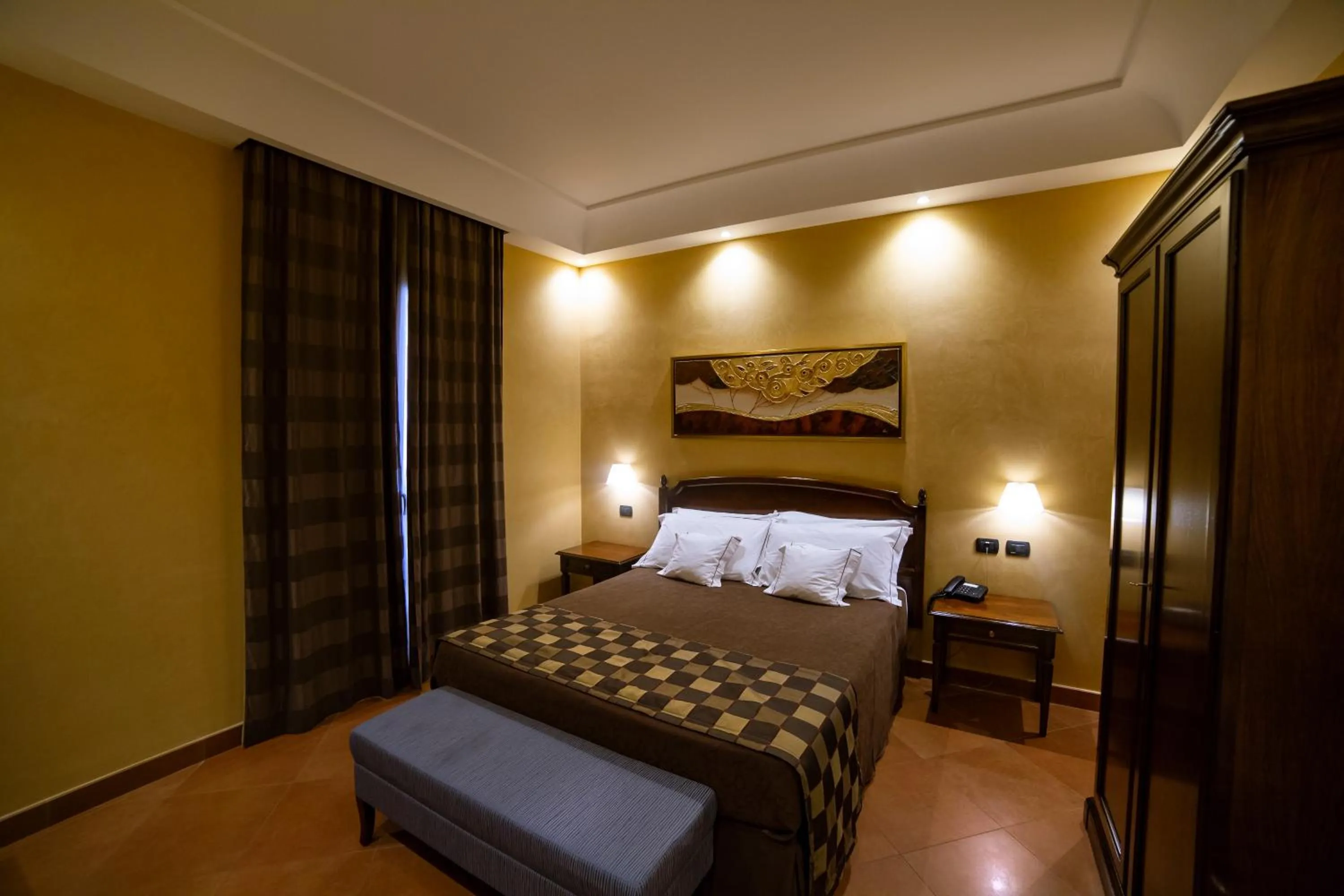 Bed in Artemis Hotel