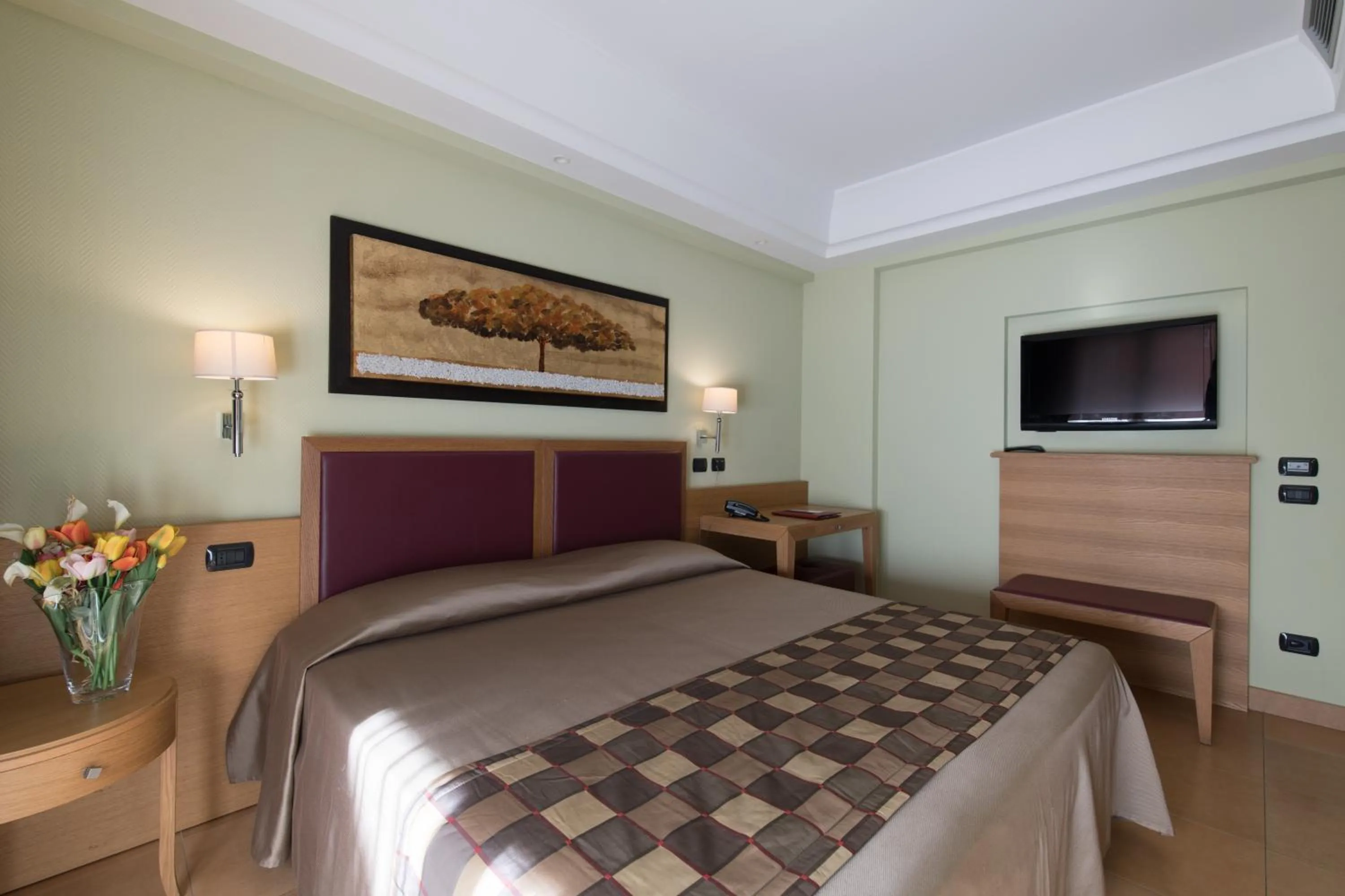 Bed in Artemis Hotel