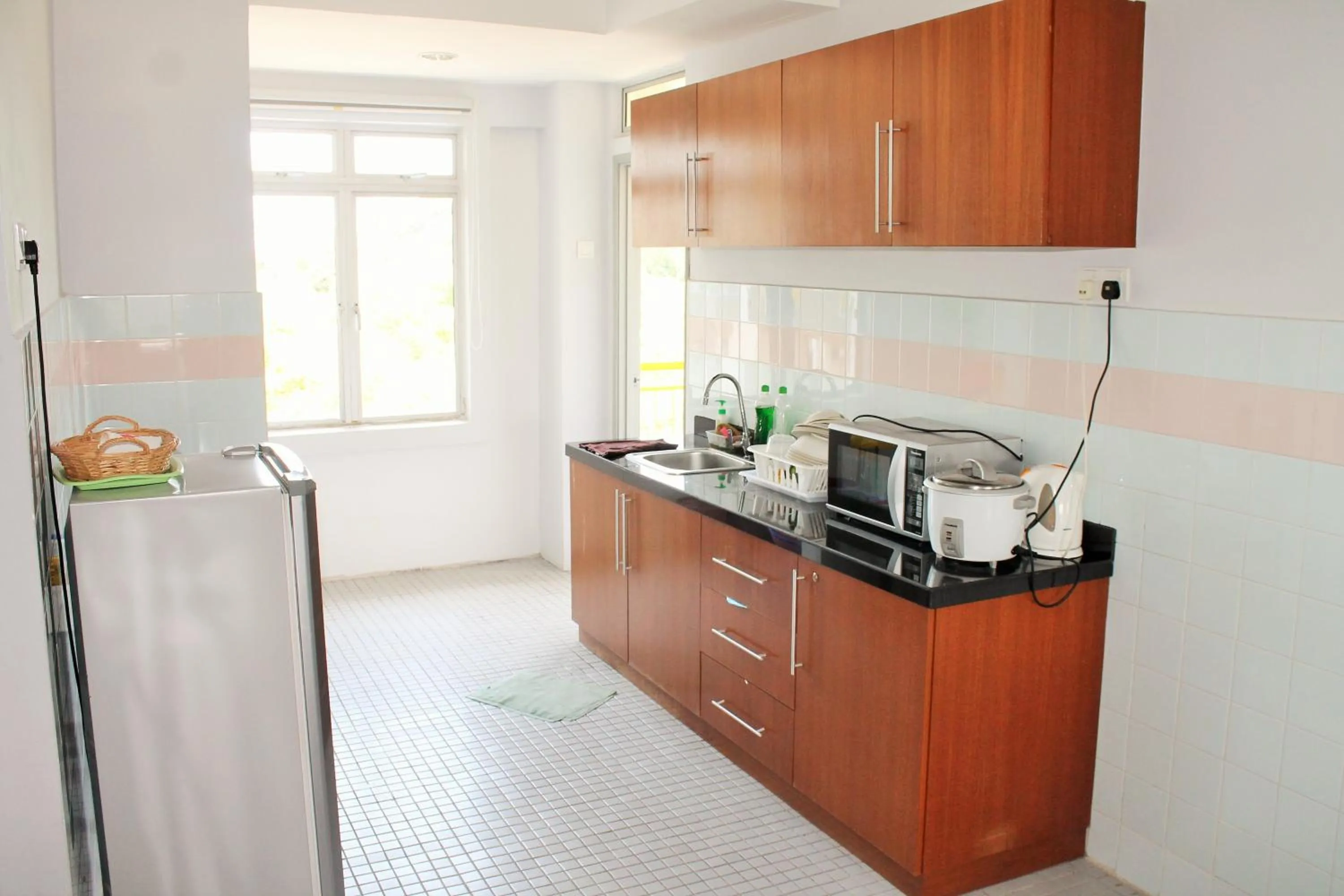 Communal kitchen in Ocean View Resort