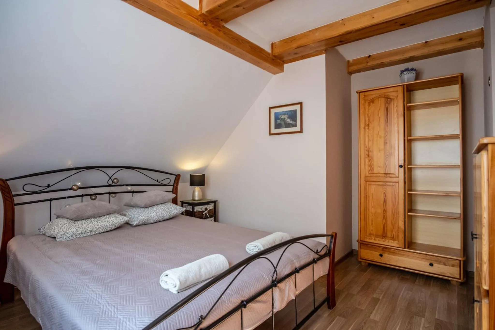 Photo of the whole room, Bed in Siedlisko Leszczewek