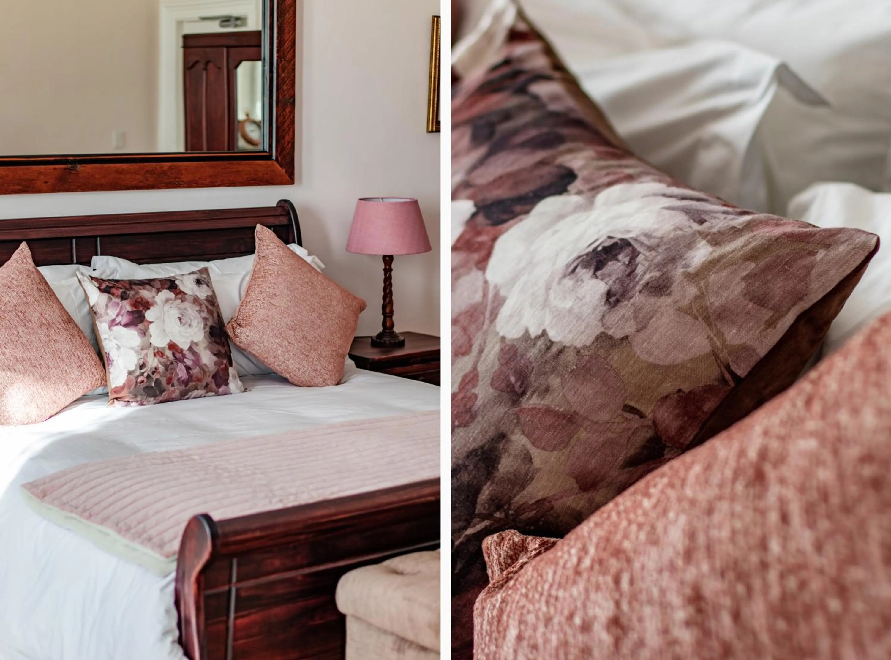 Bed in Carmichael House Boutique Hotel