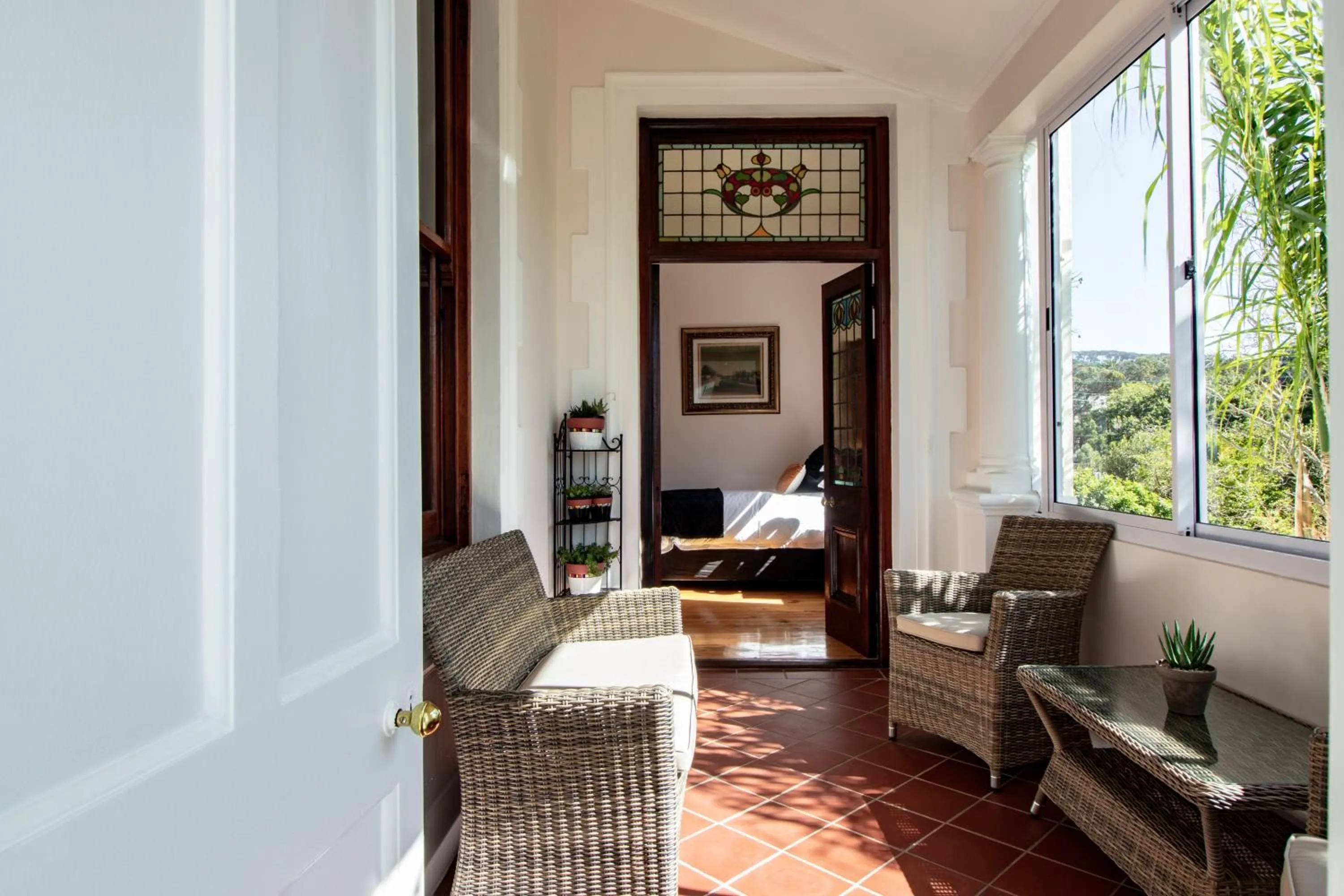 Balcony/Terrace in Carmichael House Boutique Hotel