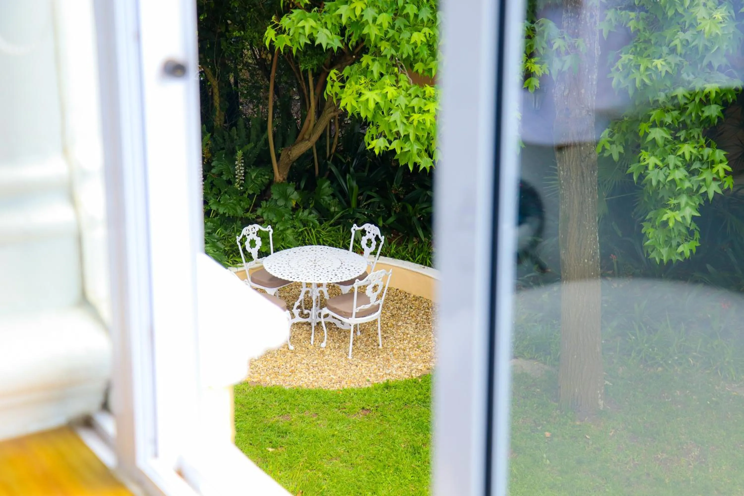 Garden view in Carmichael House Boutique Hotel