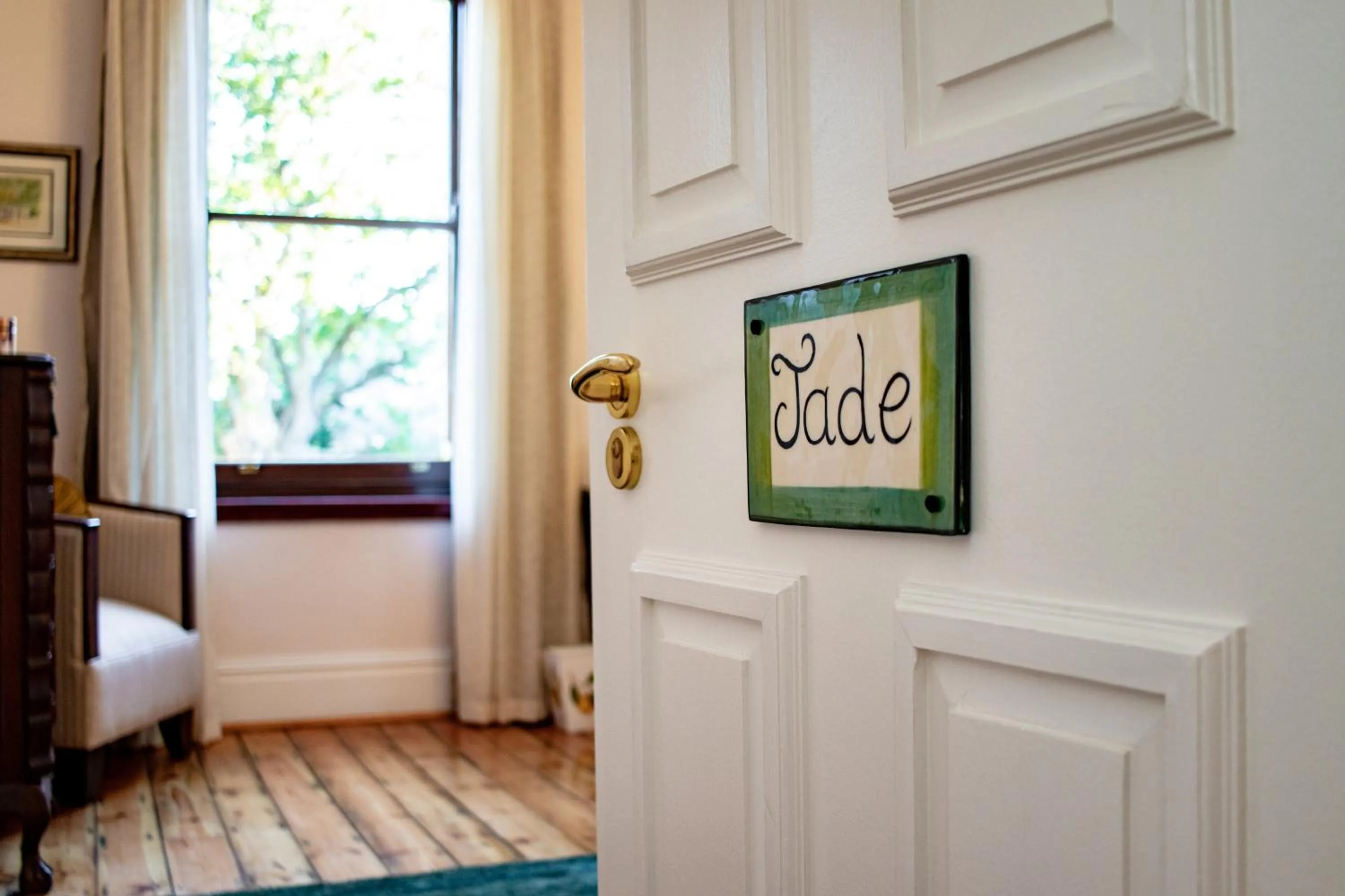 Decorative detail in Carmichael House Boutique Hotel