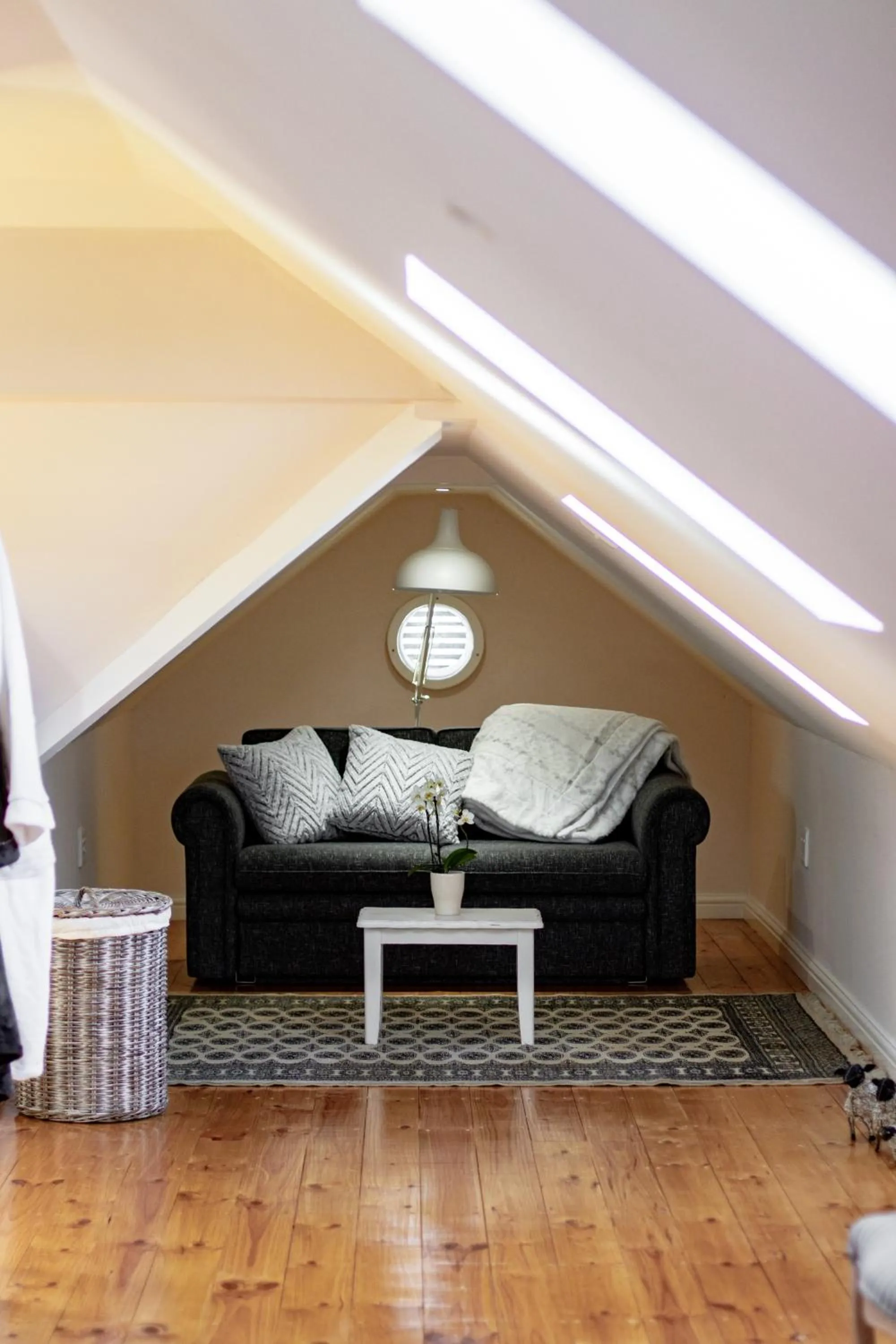 Seating area in Carmichael House Boutique Hotel
