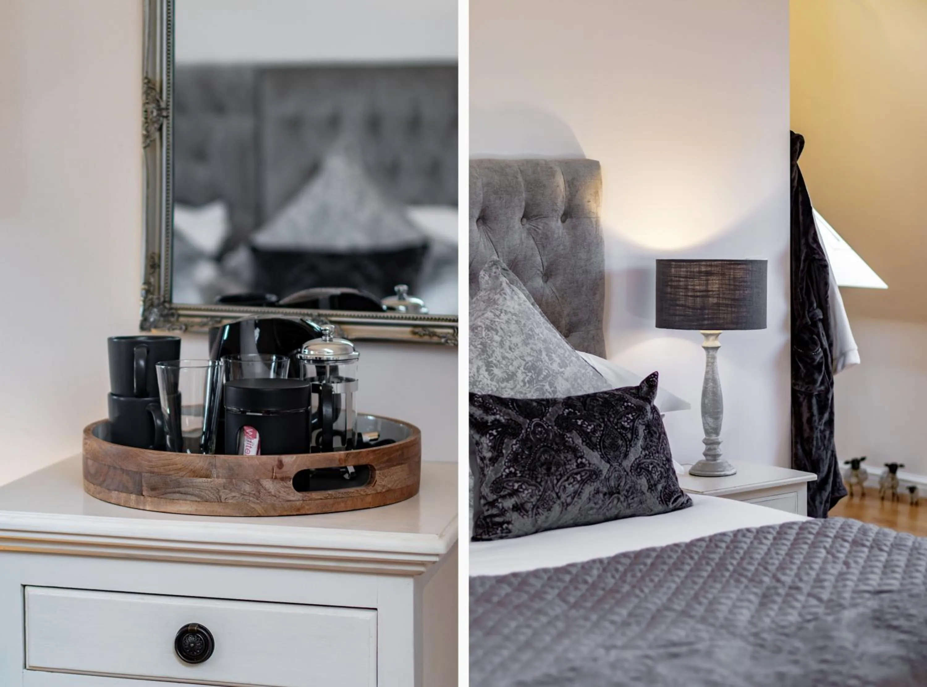 Bed in Carmichael House Boutique Hotel