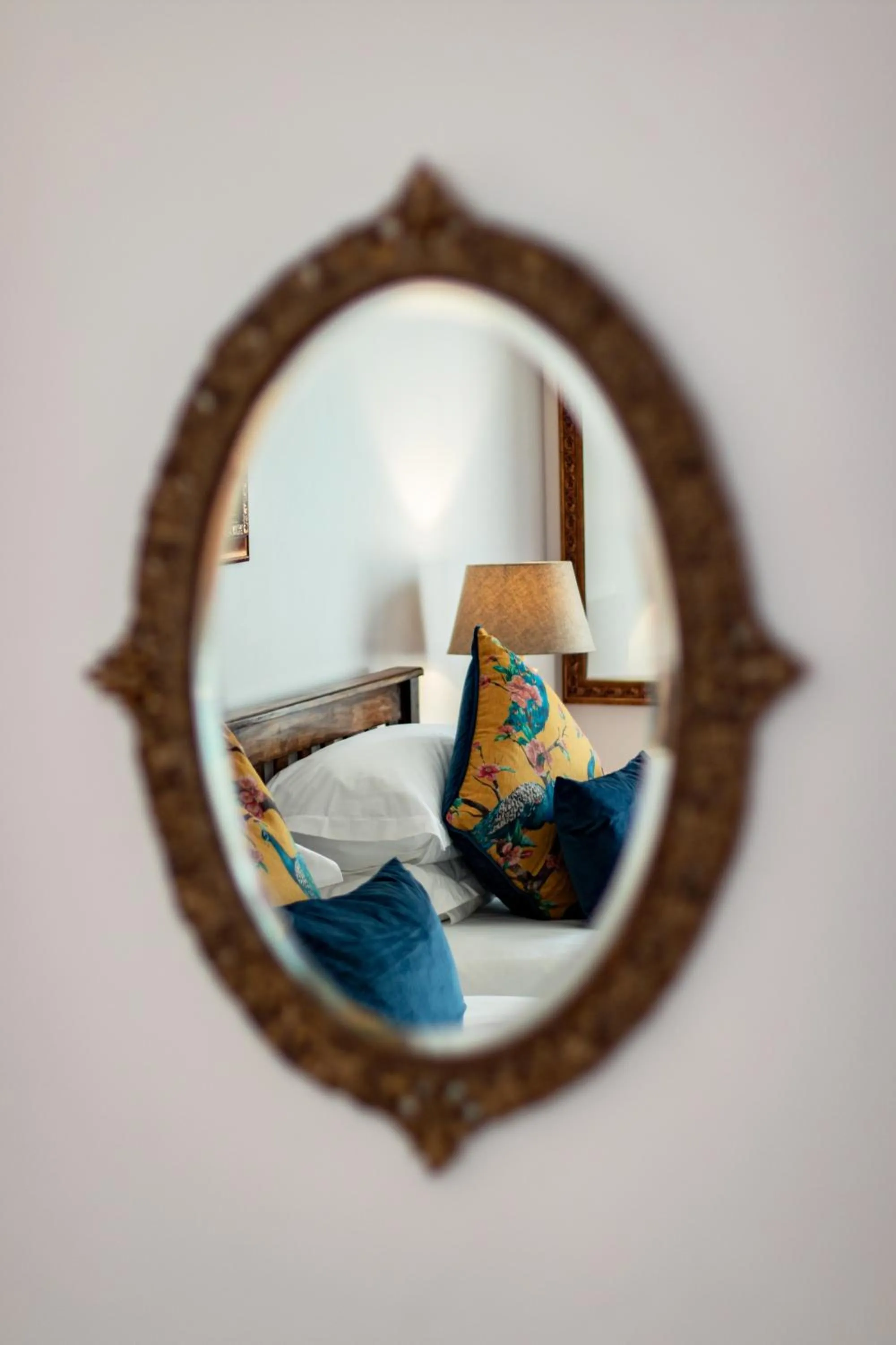 Decorative detail, Bed in Carmichael House Boutique Hotel