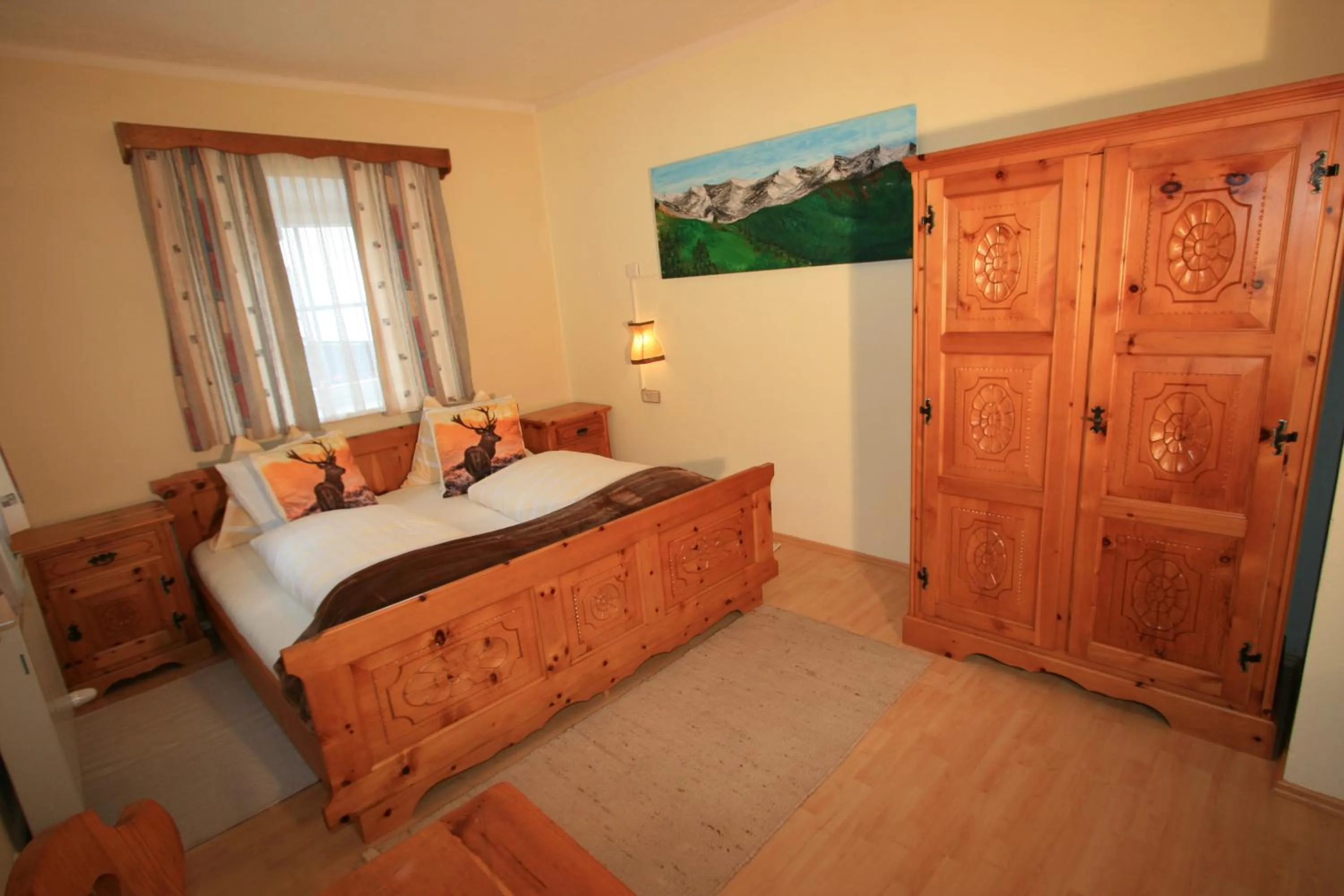 Bed in Hotel Stadlwirt