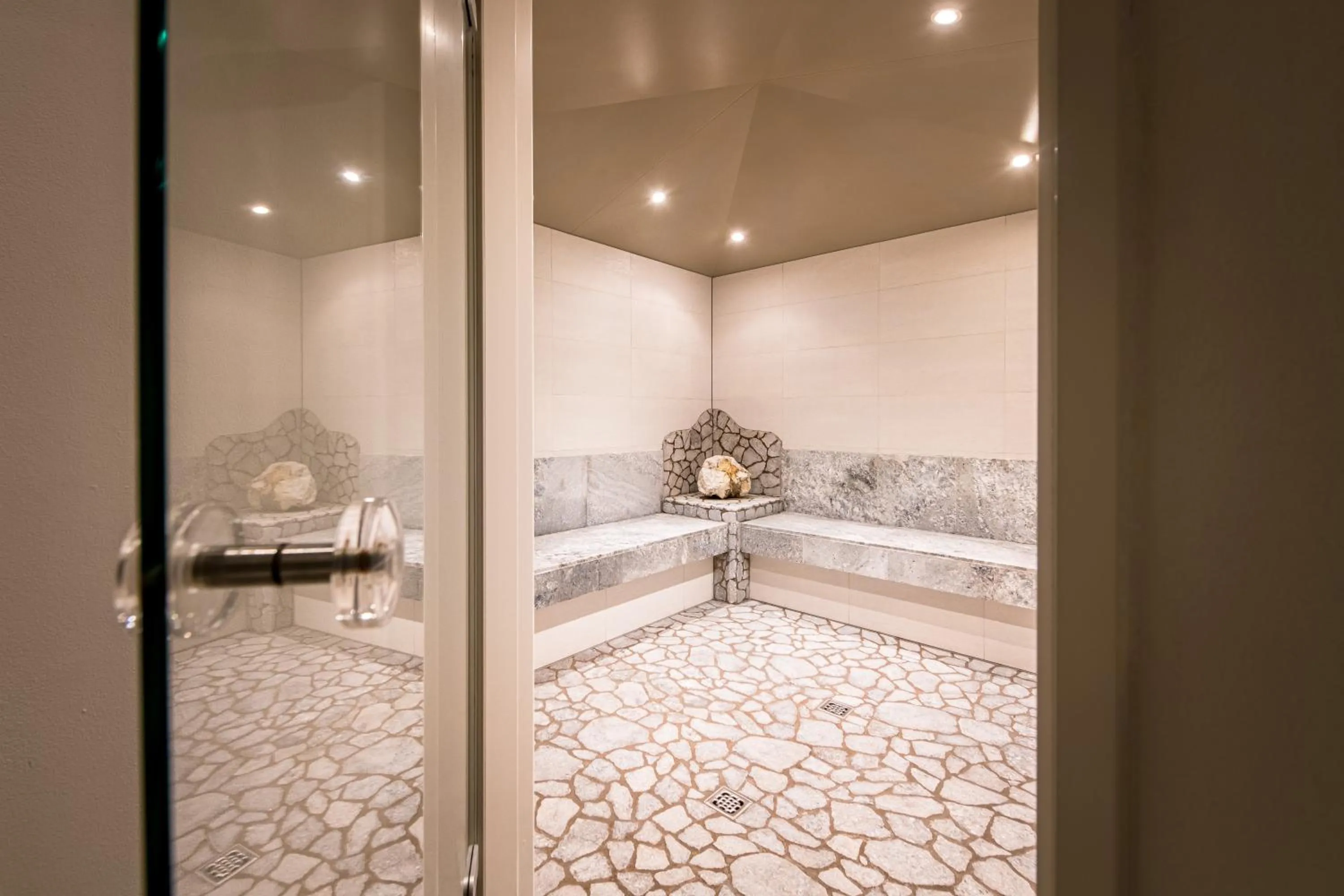 Steam room in Mountain Residence Montana