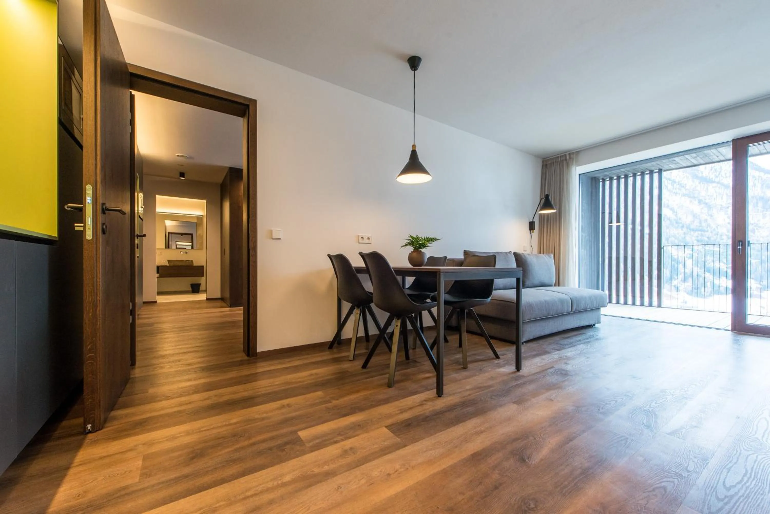 Living room in Mountain Residence Montana