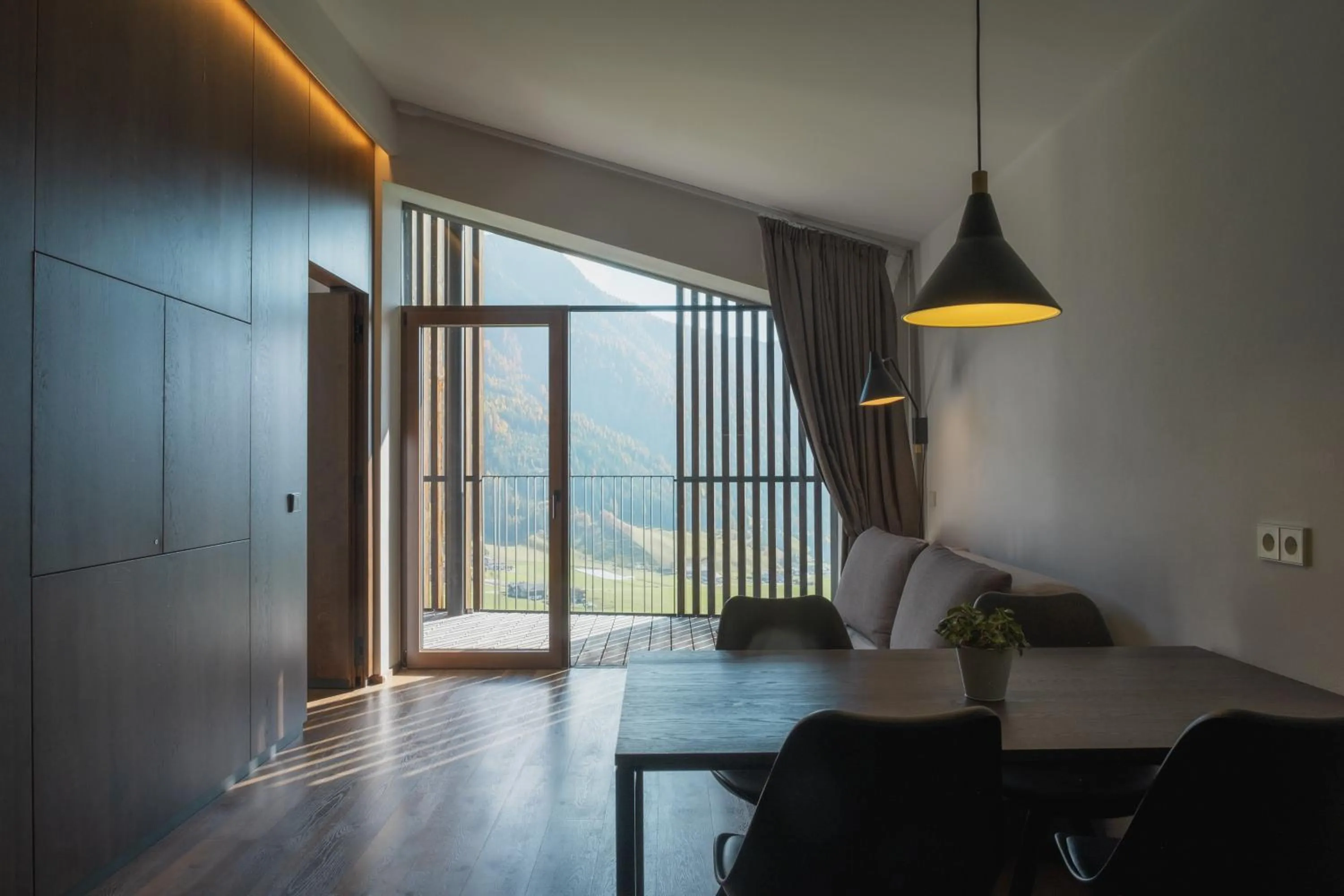 Living room in Mountain Residence Montana