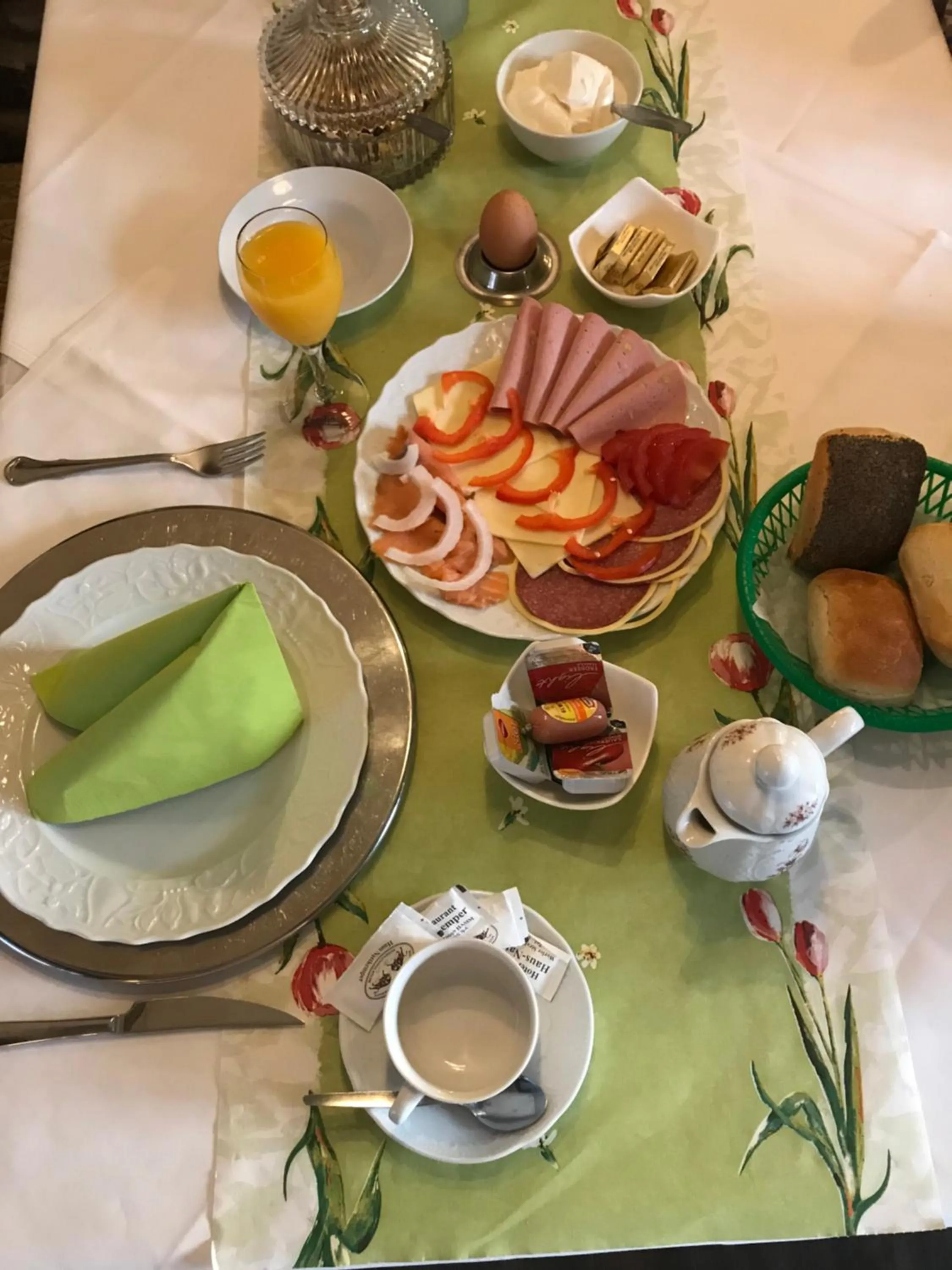 Continental breakfast in Hotel-Restaurant Haus Nattkemper