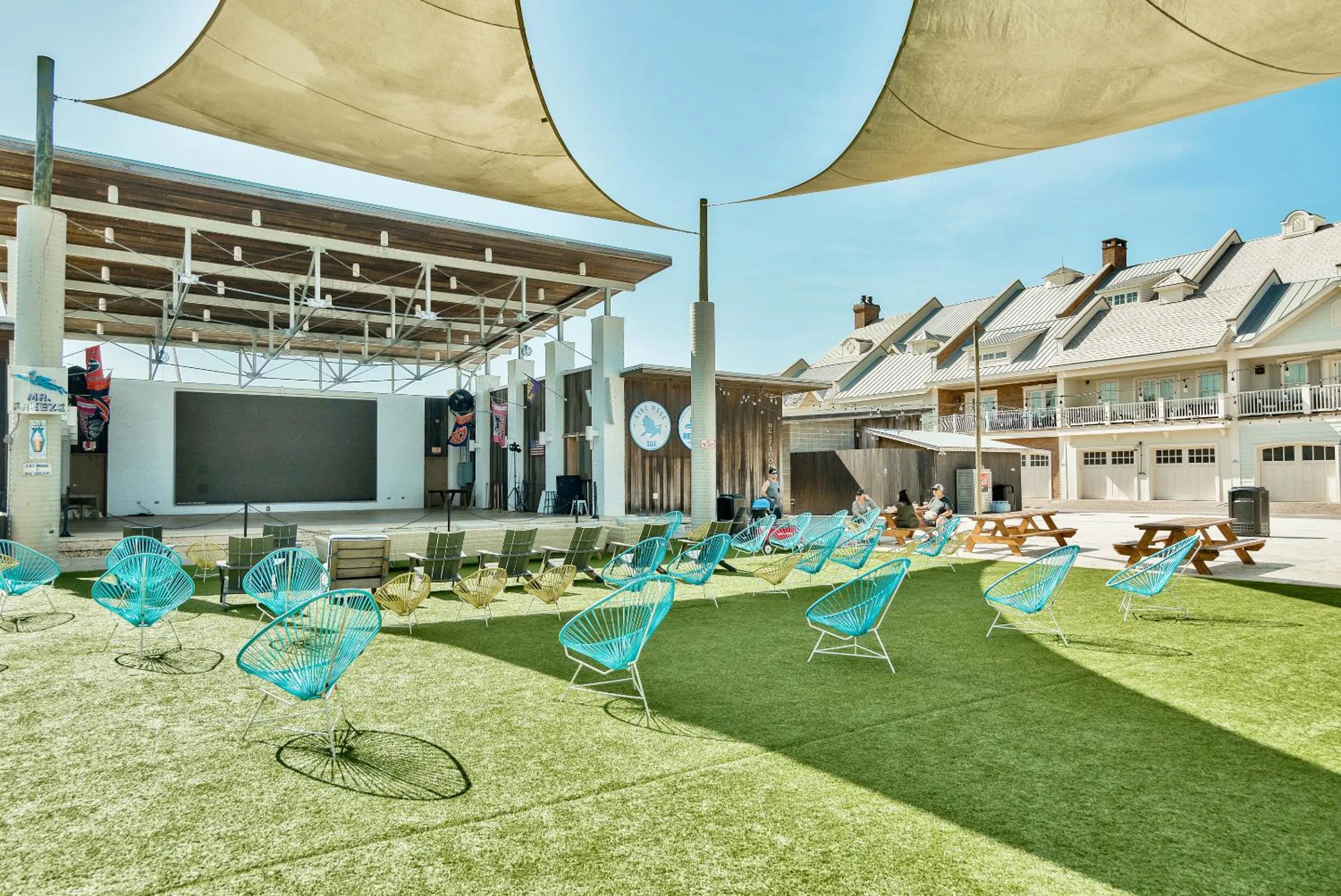 Communal lounge/ TV room in Prominence on 30A Vacation Homes