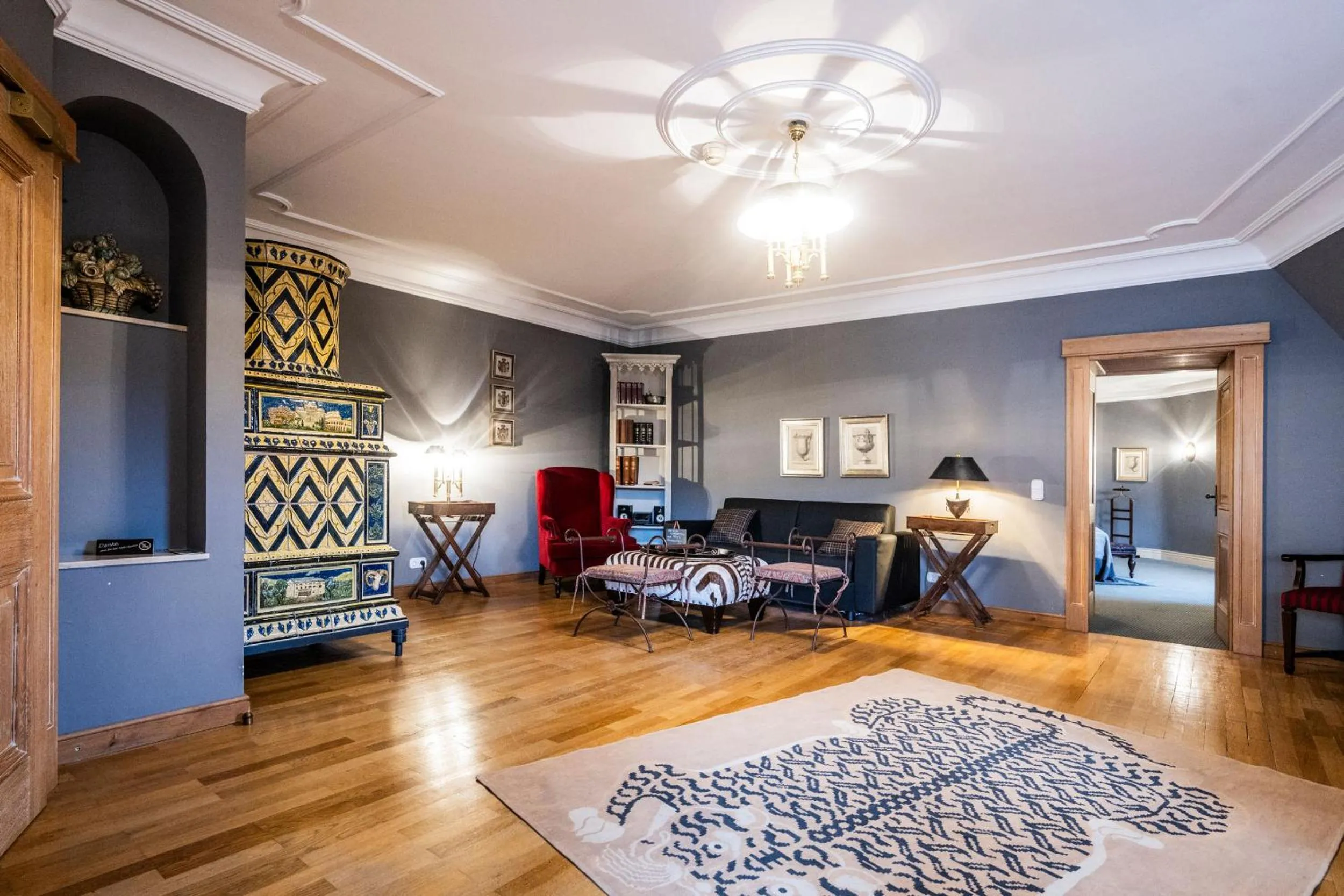 Photo of the whole room in Burg Rabenstein