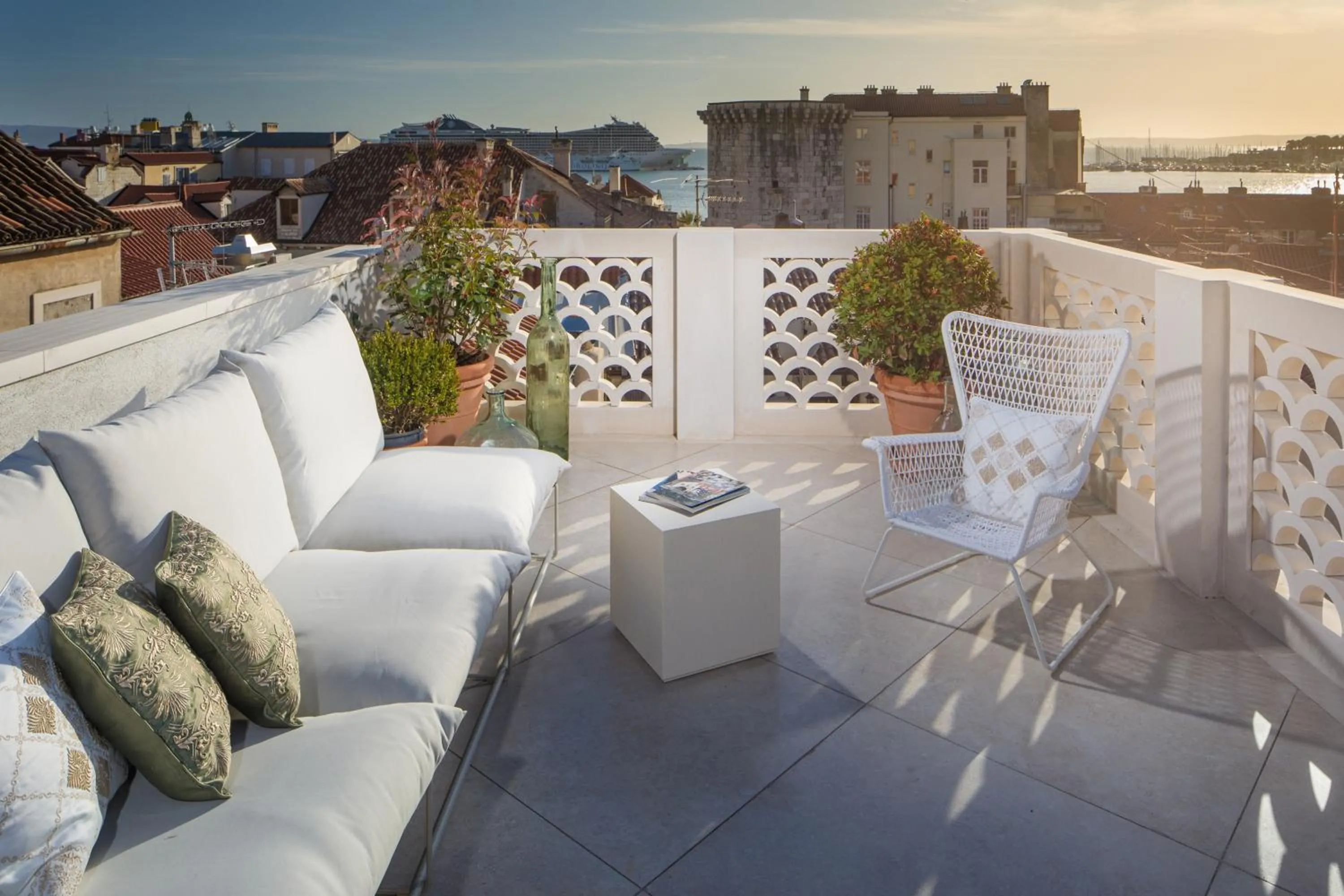 Balcony/Terrace in Judita Palace Heritage Hotel