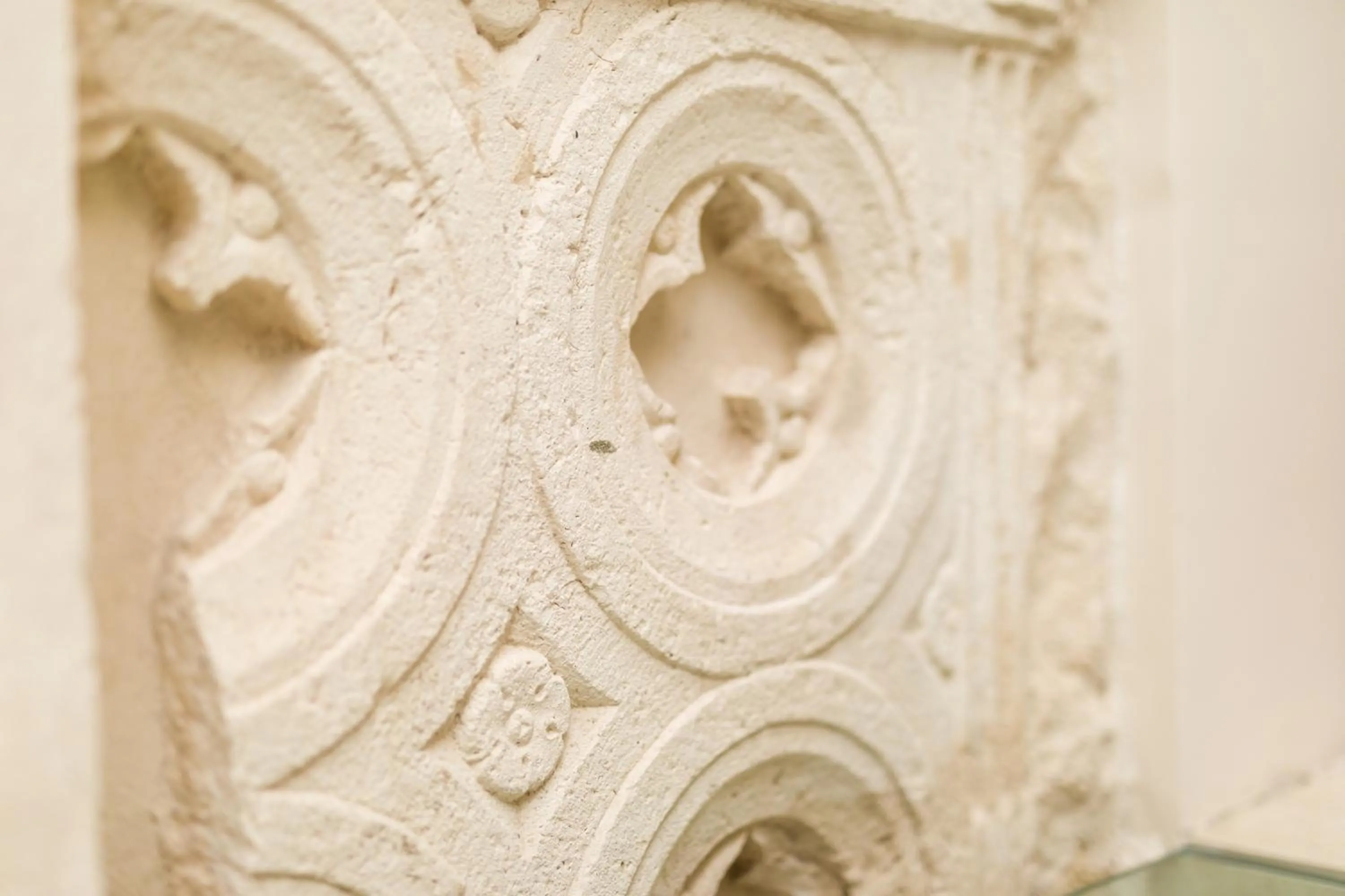 Decorative detail in Judita Palace Heritage Hotel