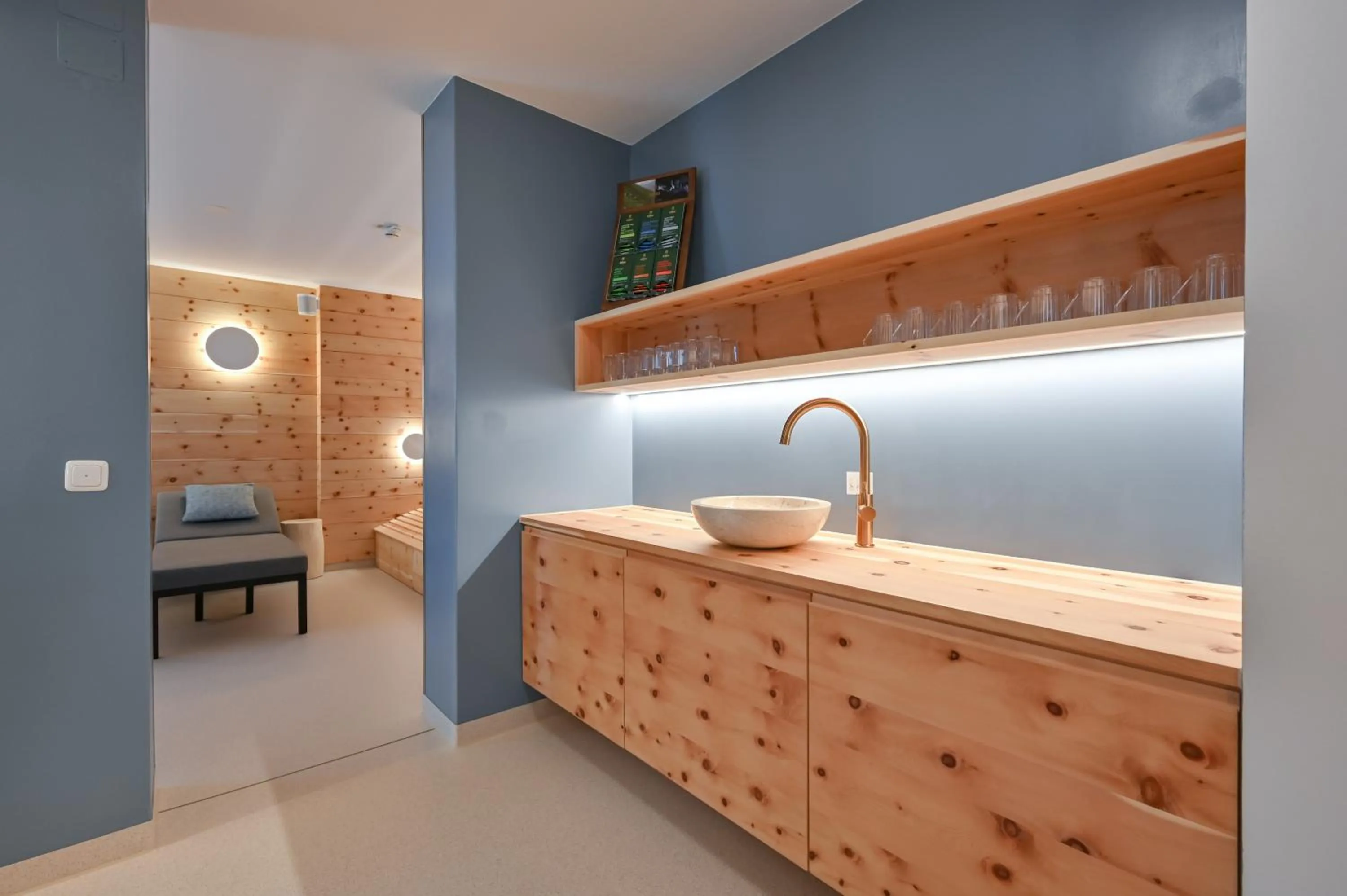 Sauna in Gästehaus Sankt Ulrich