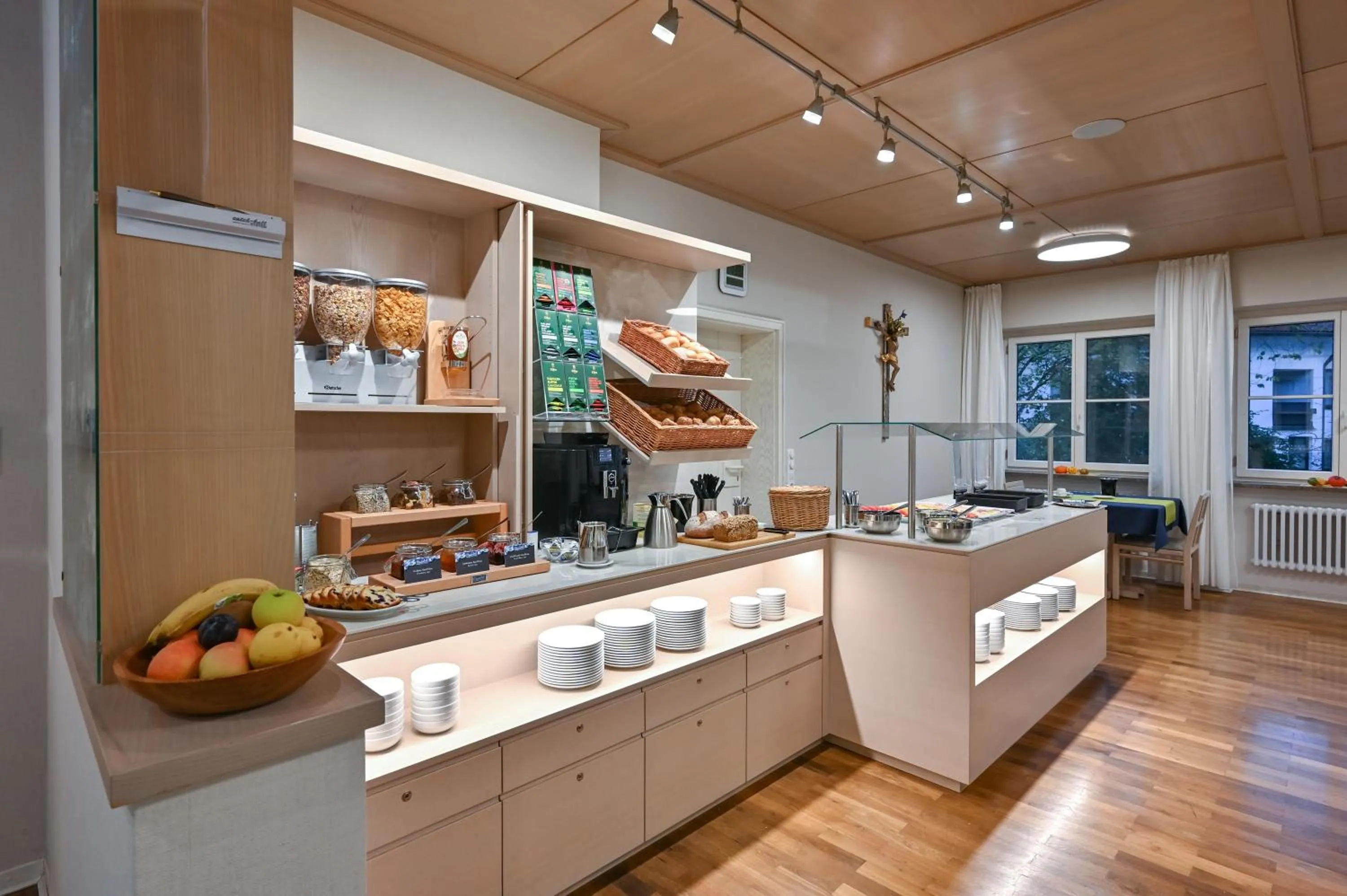 Buffet breakfast in Gästehaus Sankt Ulrich