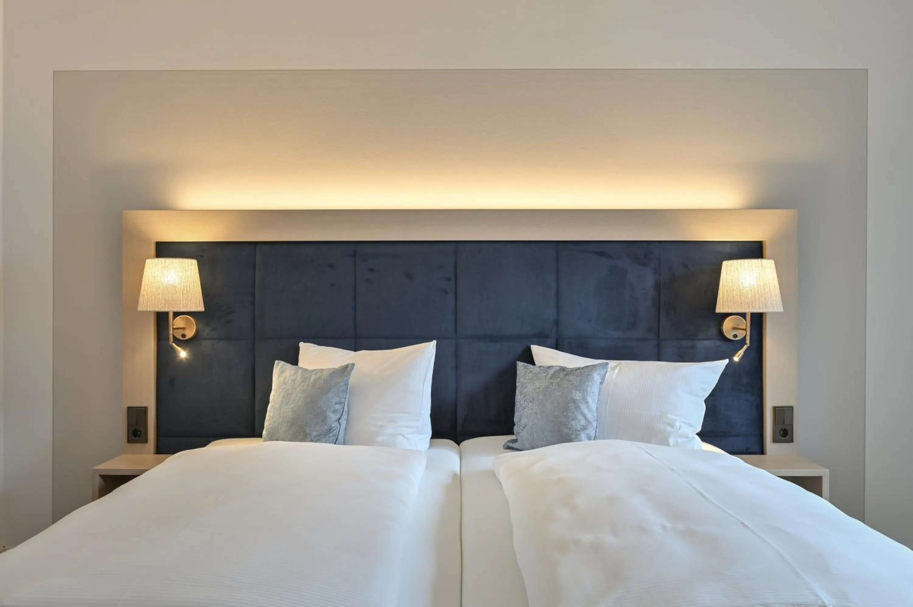 Photo of the whole room, Bed in Gästehaus Sankt Ulrich