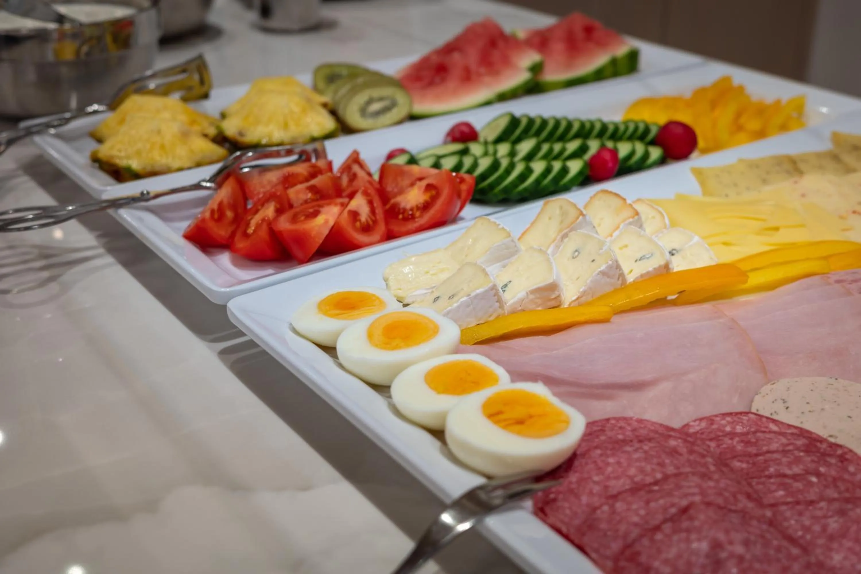 Buffet breakfast in Gästehaus Sankt Ulrich