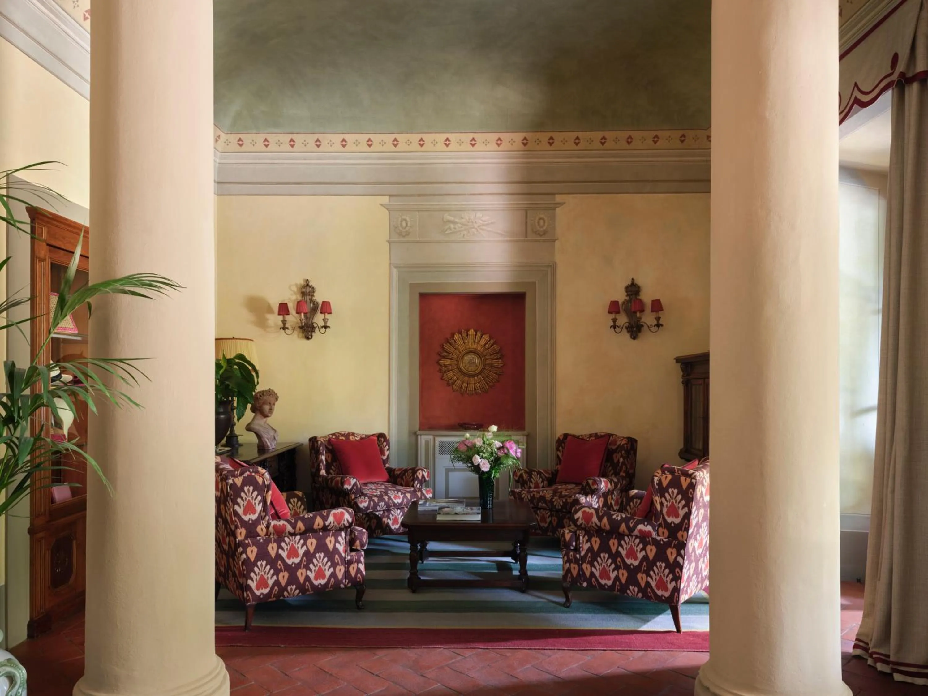 Lobby or reception in Villa La Massa