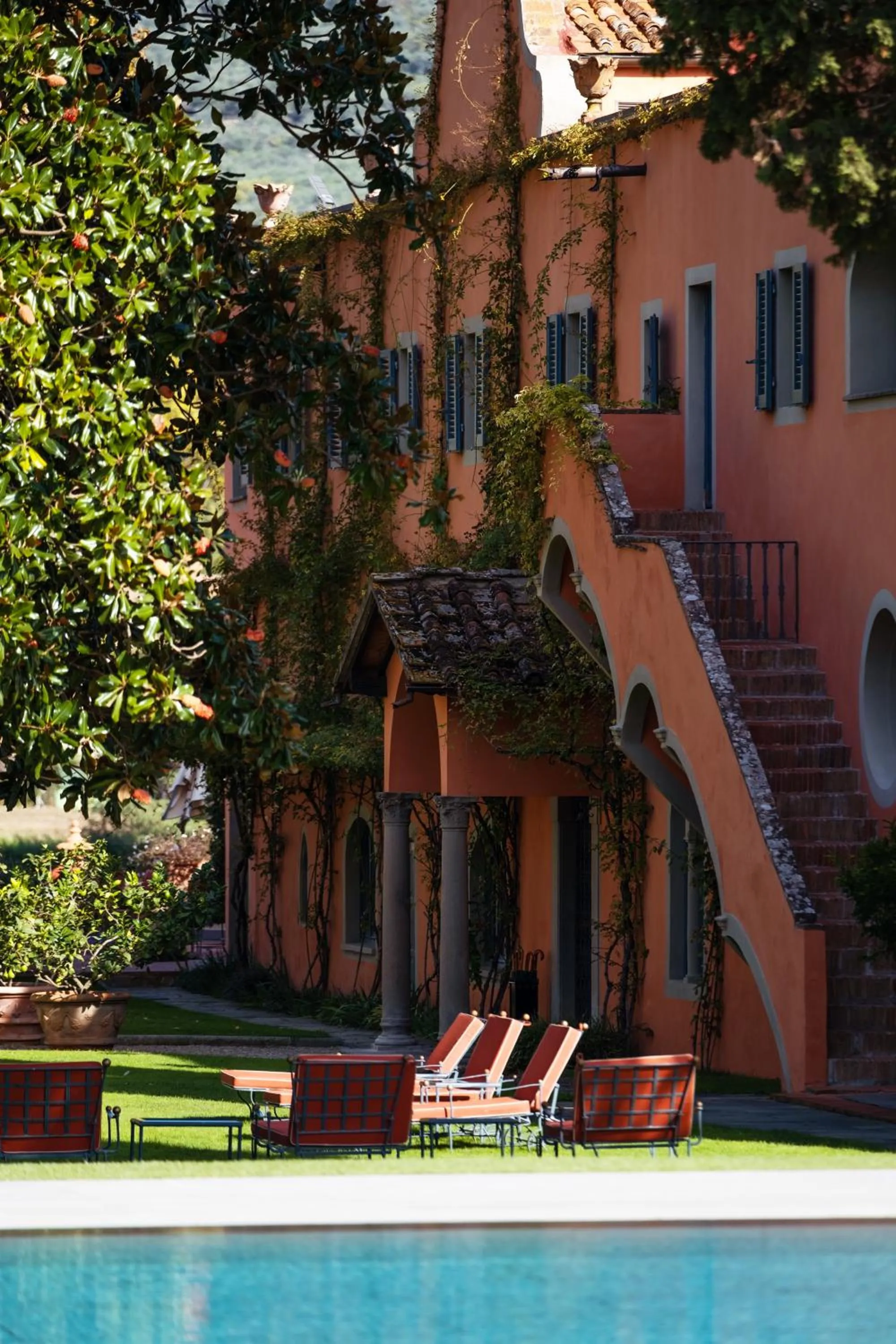 Swimming pool in Villa La Massa