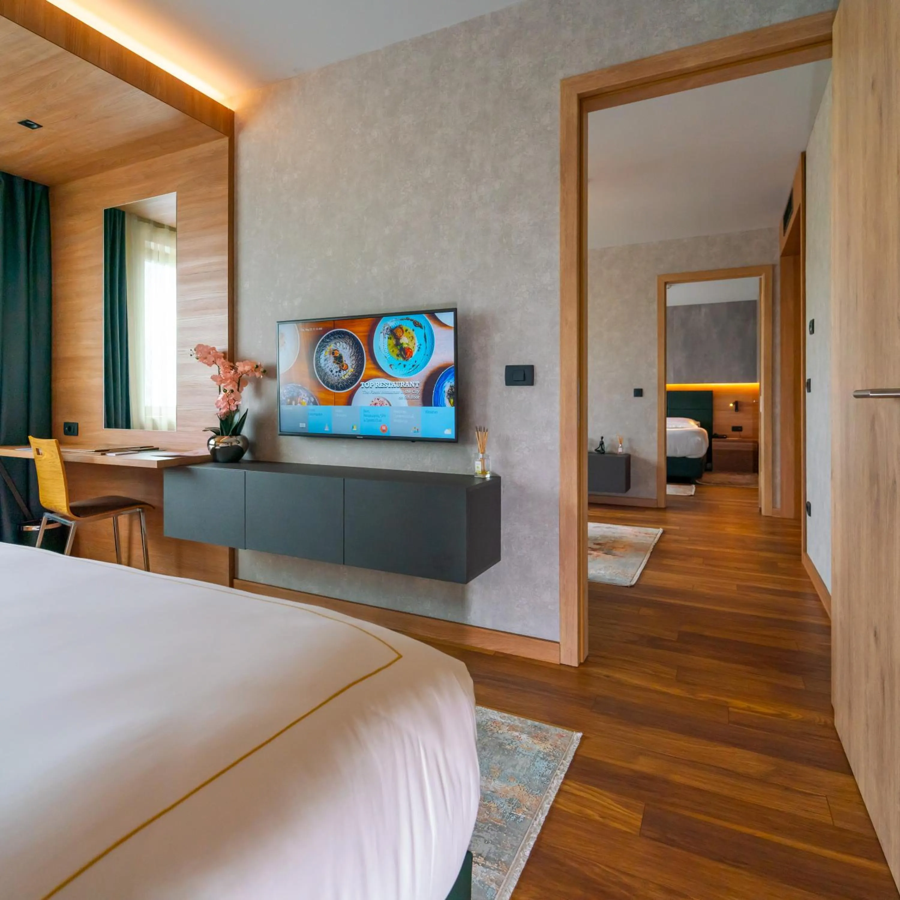 Decorative detail, Bed in Emerald Hotel