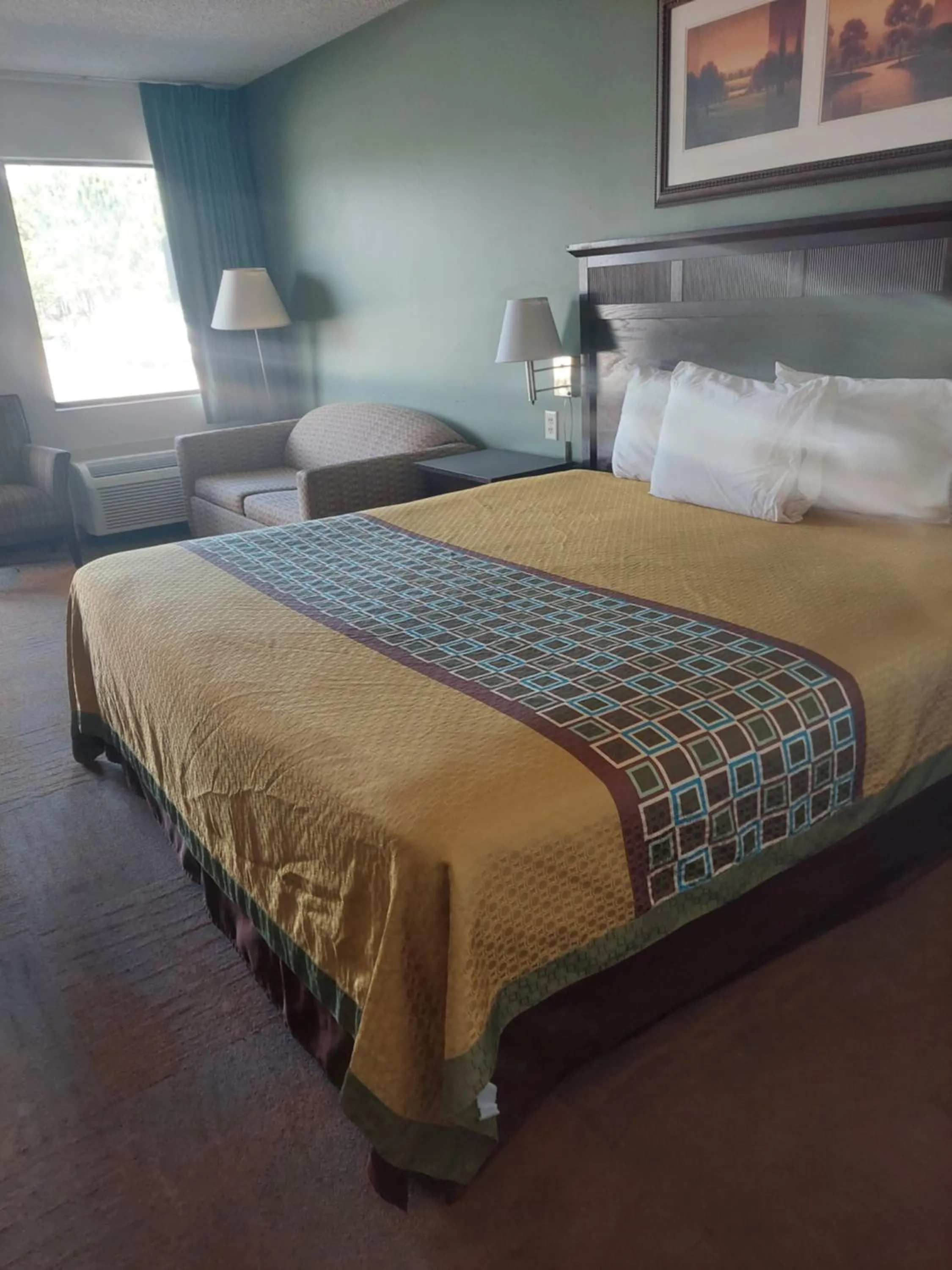 Bed in Suburban Inn