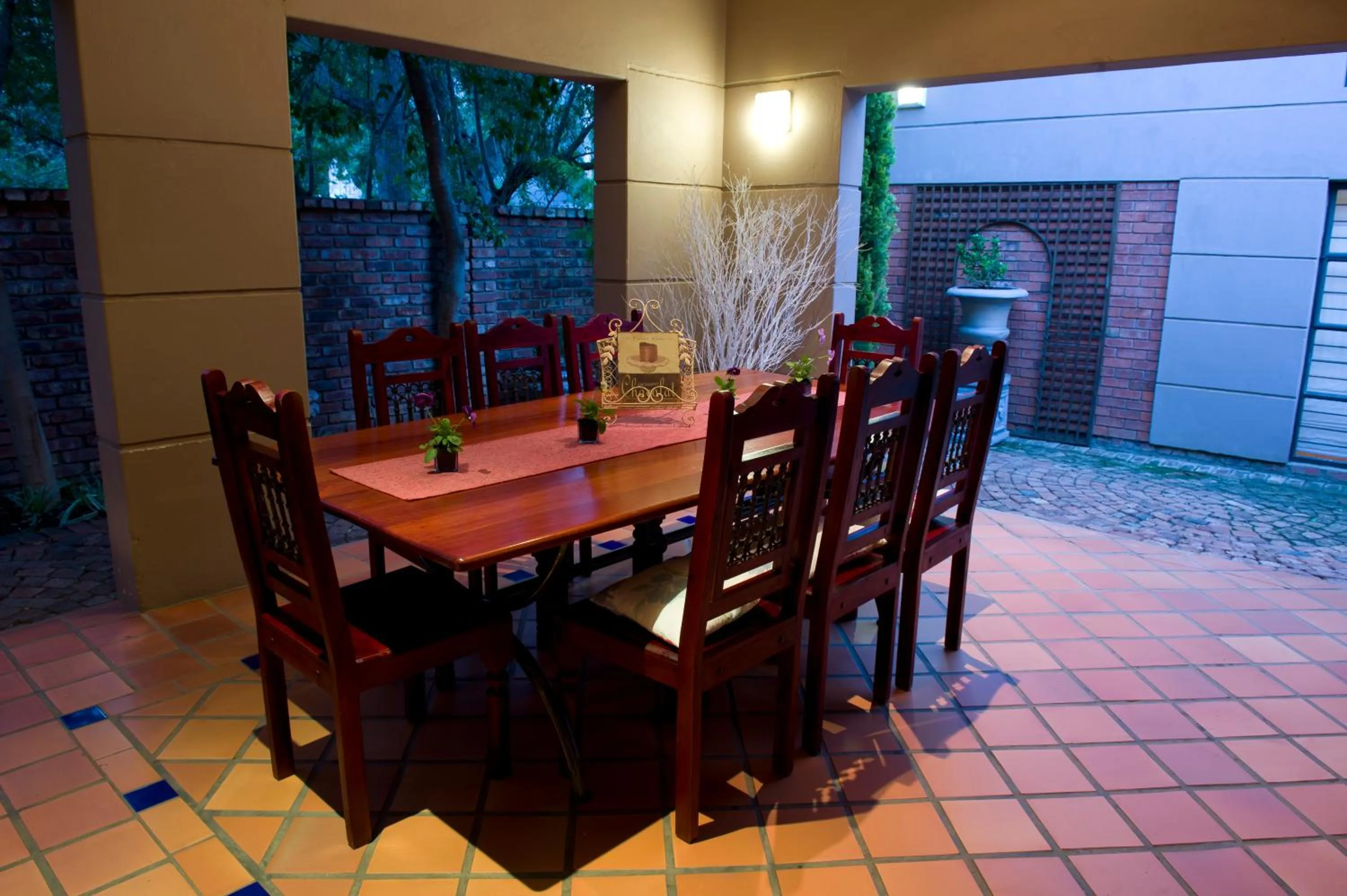 Patio in Primavera Guest House