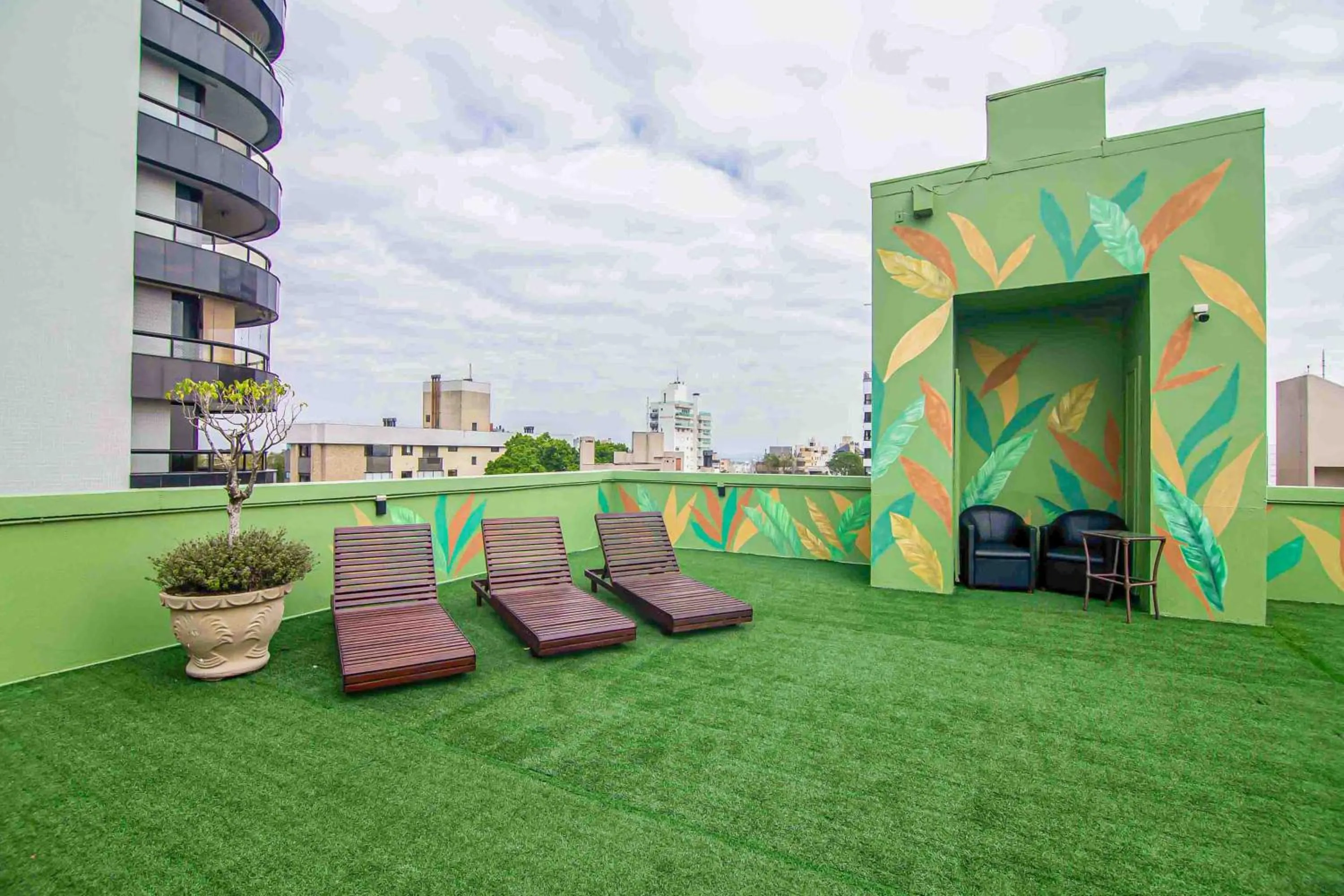 Solarium in Bela Vista Hotel & Flat