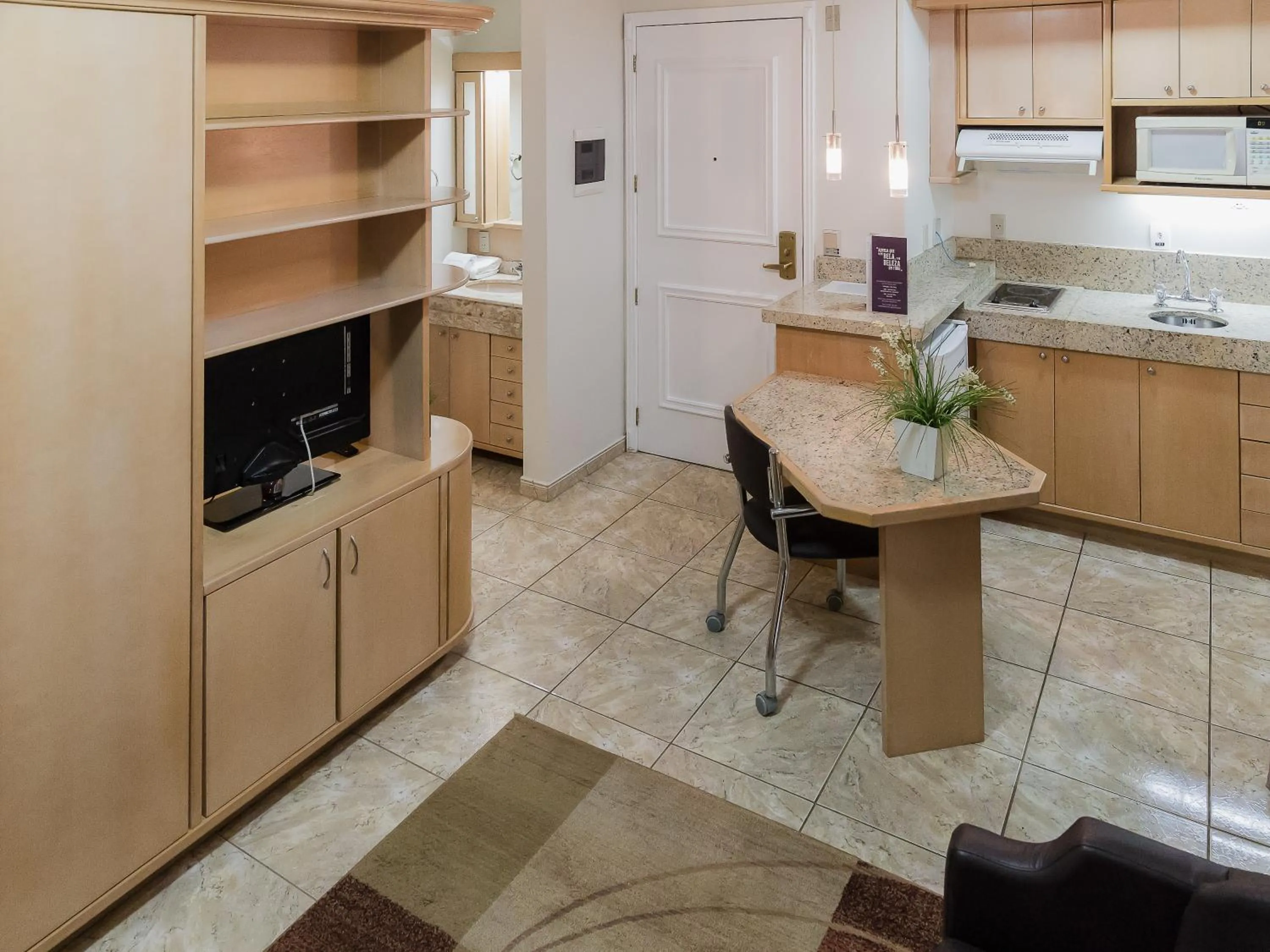 Kitchen or kitchenette in Bela Vista Hotel & Flat