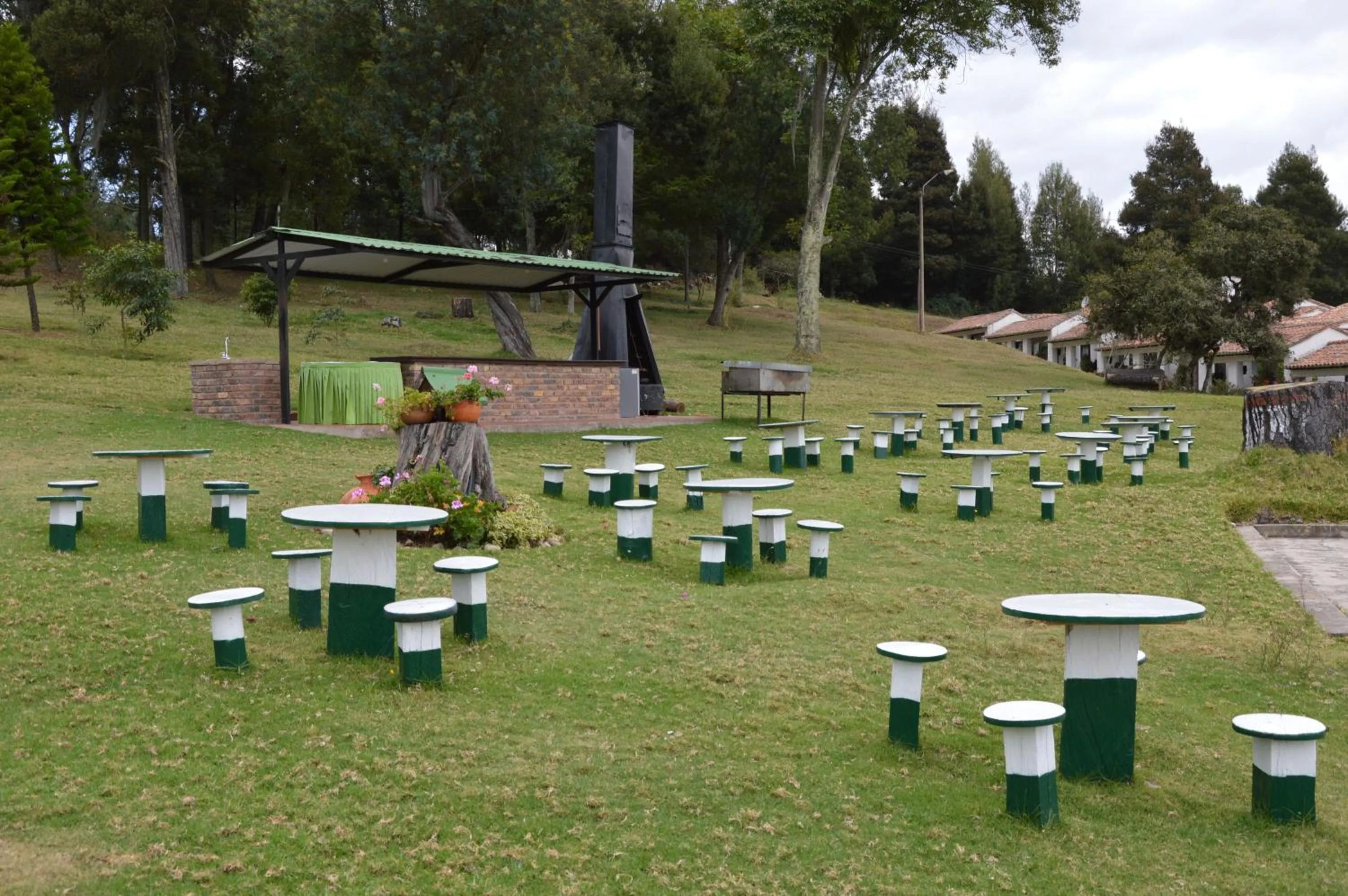 BBQ facilities in D'Acosta Hotel Sochagota