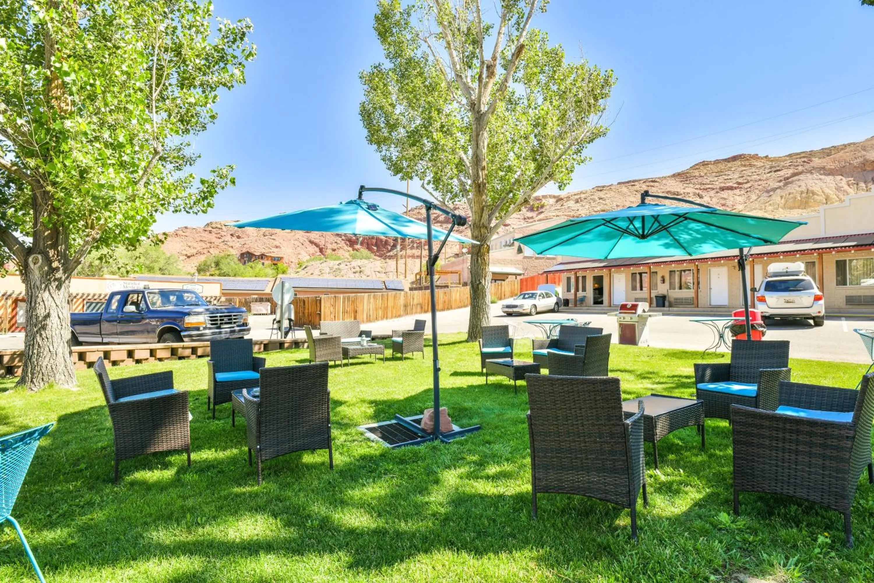 BBQ facilities in Adventure Inn Moab
