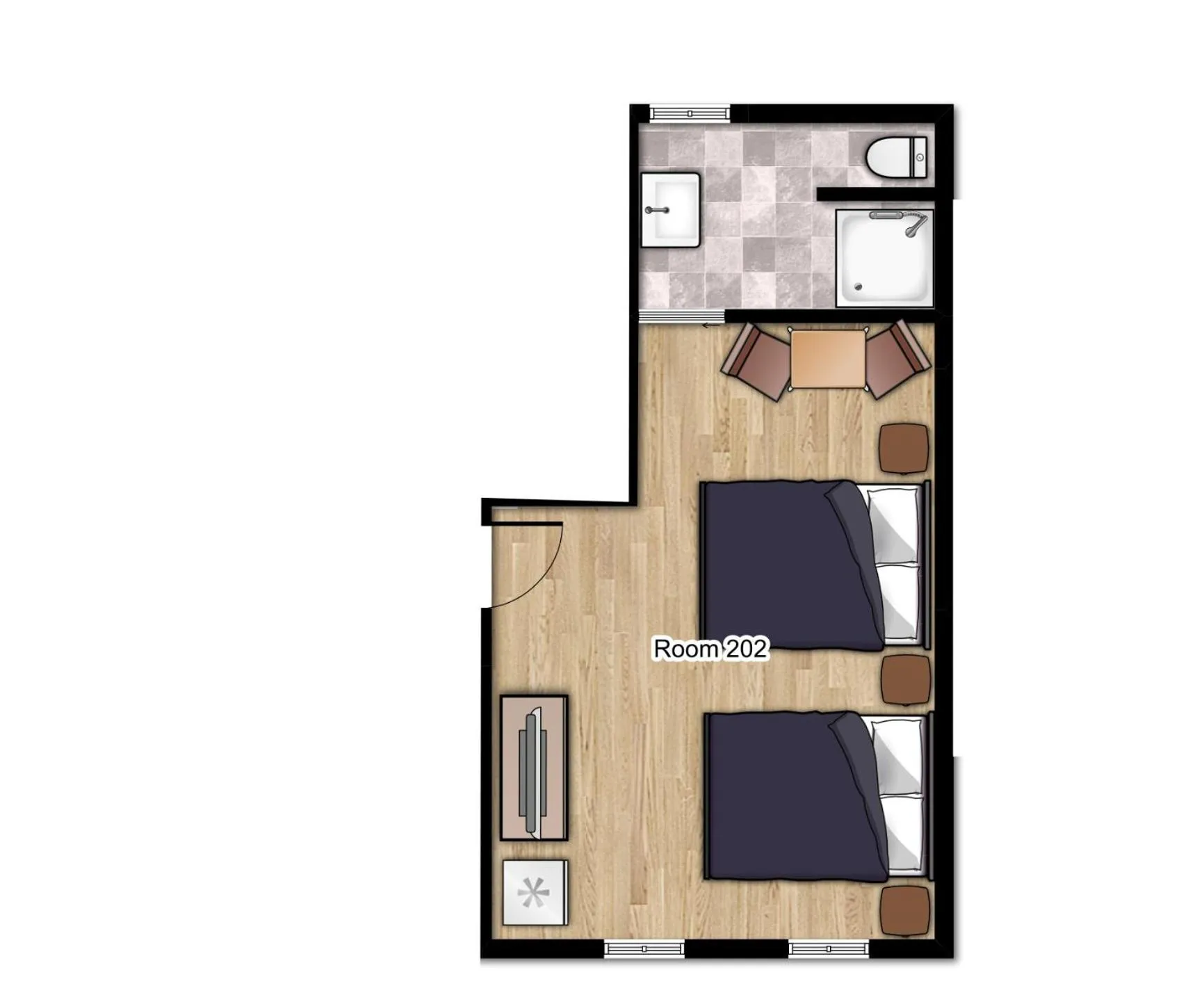 Bed in Inn at Kampfires