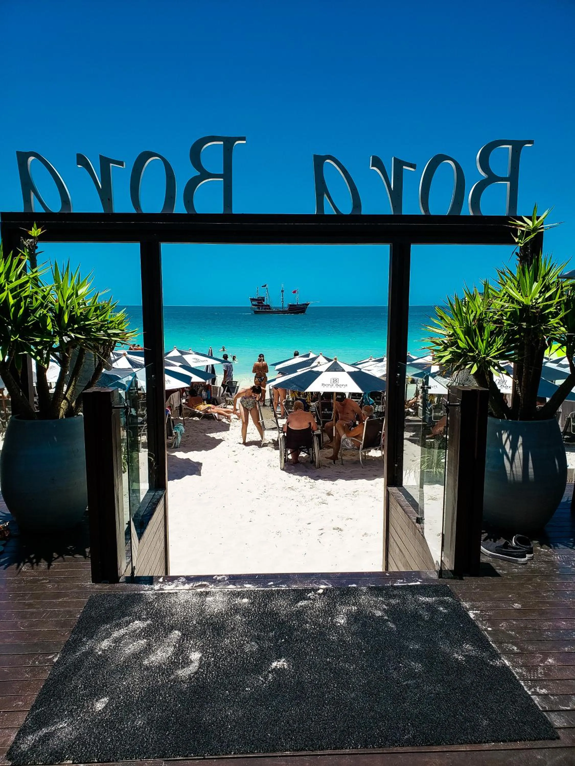 Natural landscape in Pousada Bora Bora