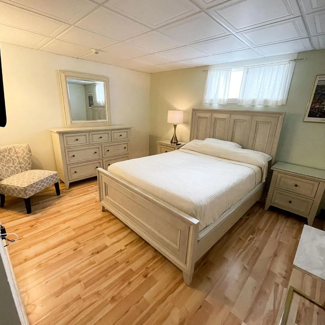 Bed in Baseball Town Motel