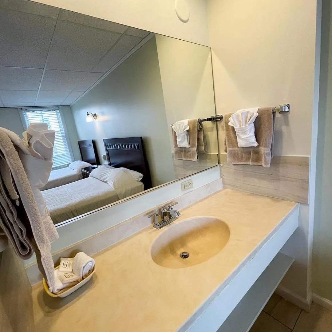 Bed in Baseball Town Motel